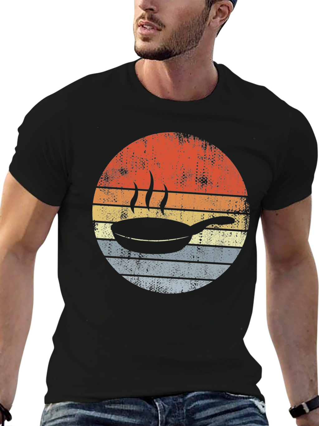Retro Cooking Pan T-Shirt