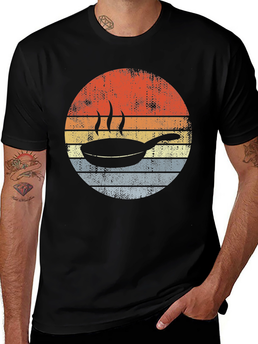 Retro Cooking Pan T-Shirt