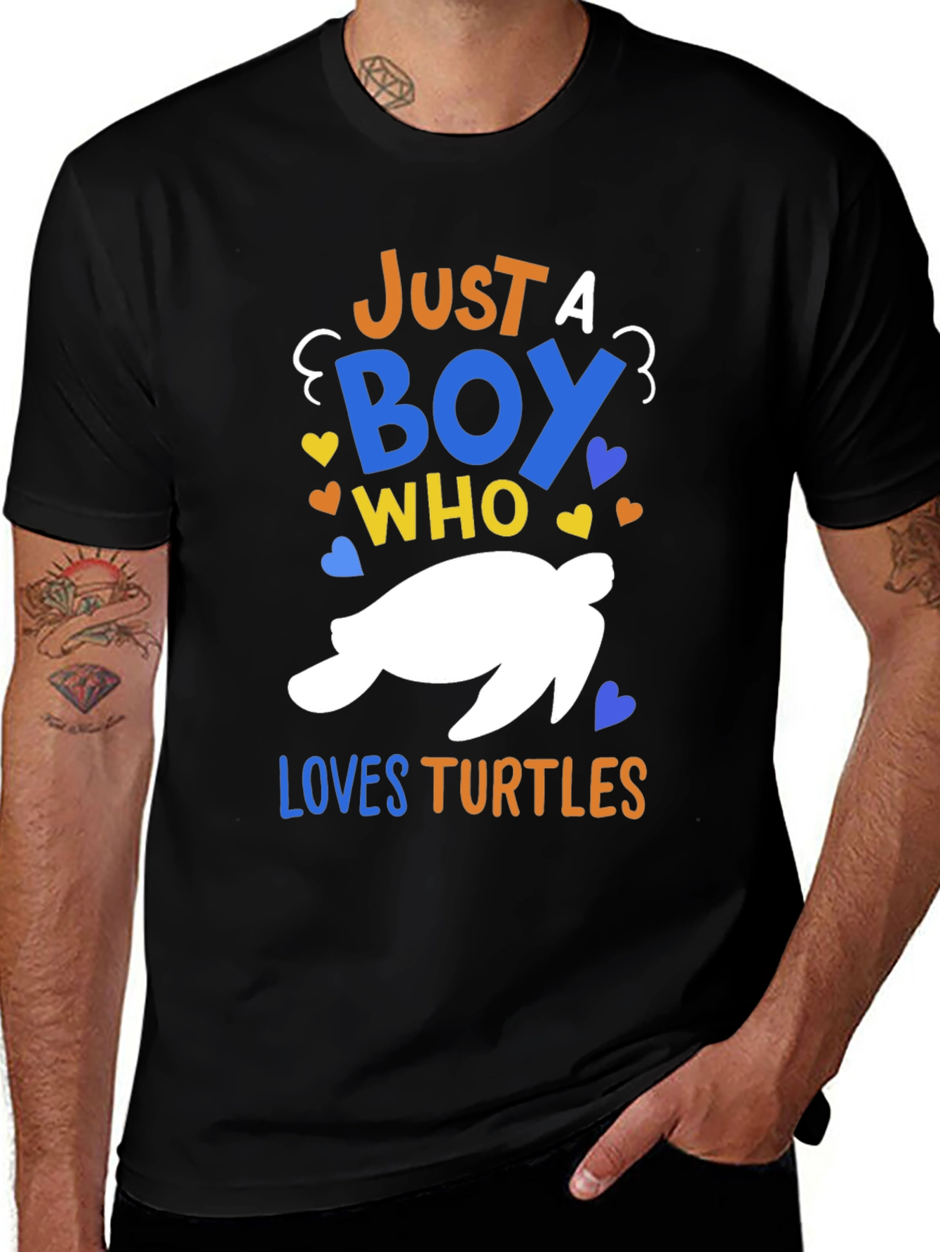 Boys Turtle Lover T-Shirt - Just A Boy Who Loves Turtles