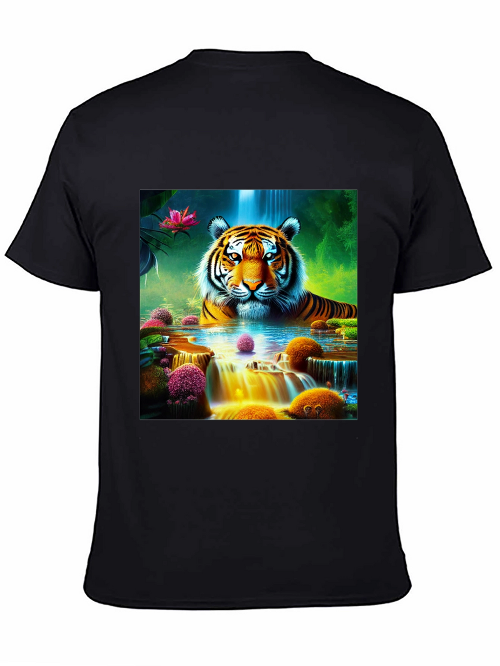 Tiger Waterfall Graphic Tee