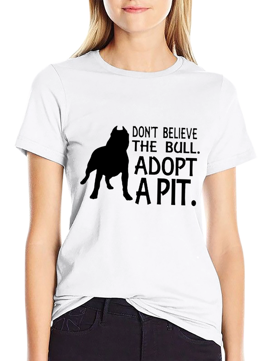 Adopt a Pit T-Shirt - Dog Lover Tee