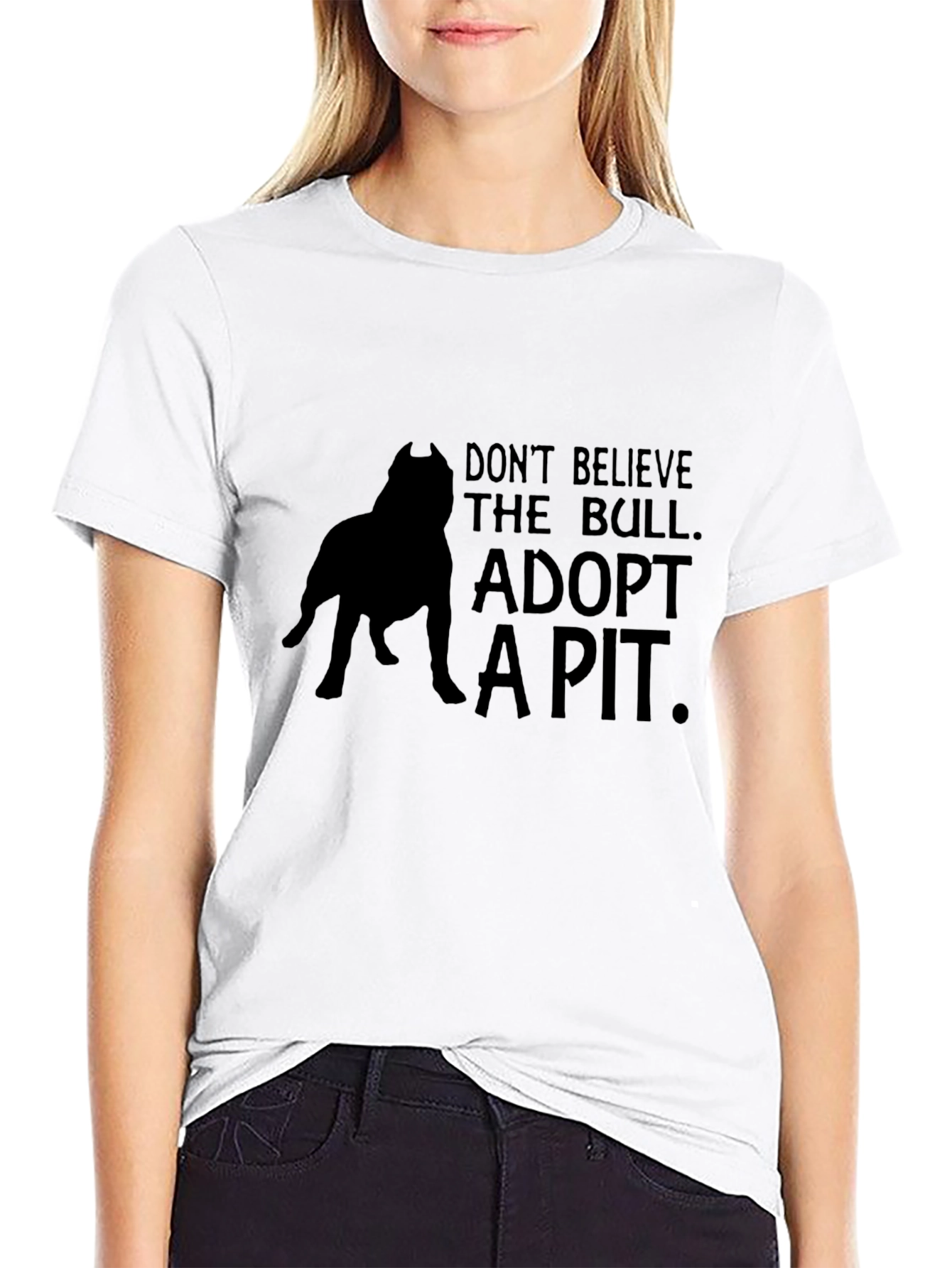Adopt a Pit T-Shirt - Dog Lover Tee