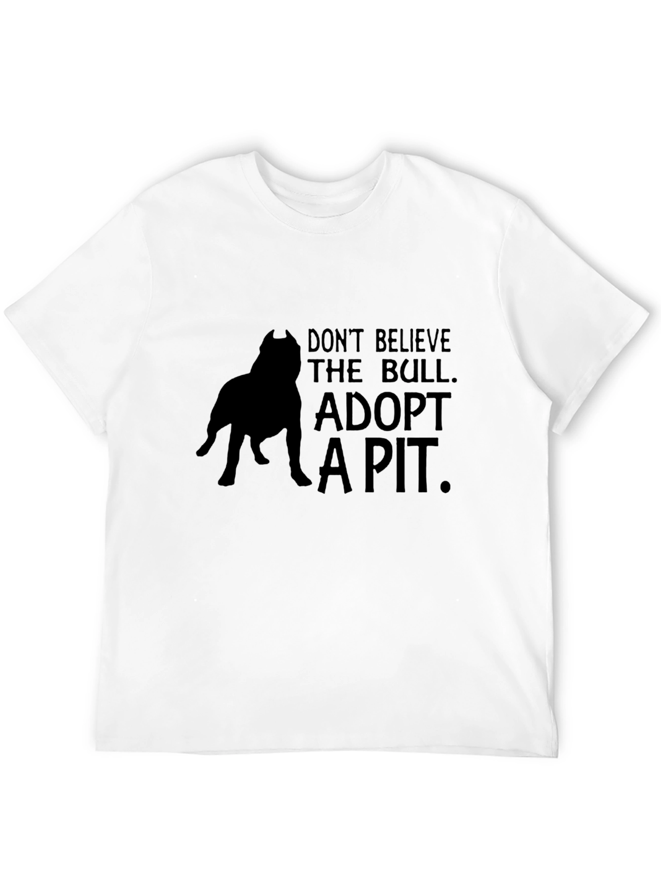 Adopt a Pit T-Shirt - Dog Lover Tee
