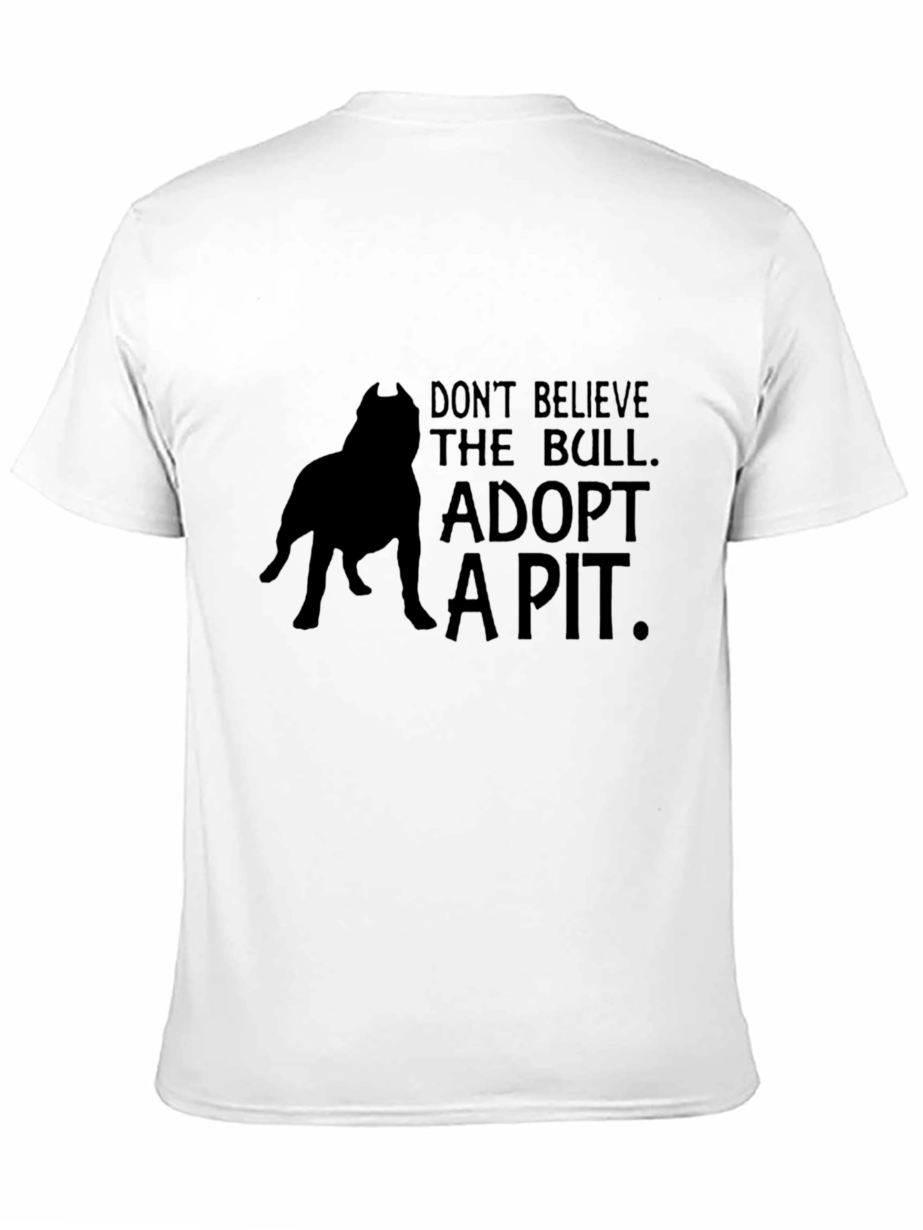 Adopt a Pit T-Shirt - Dog Lover Tee