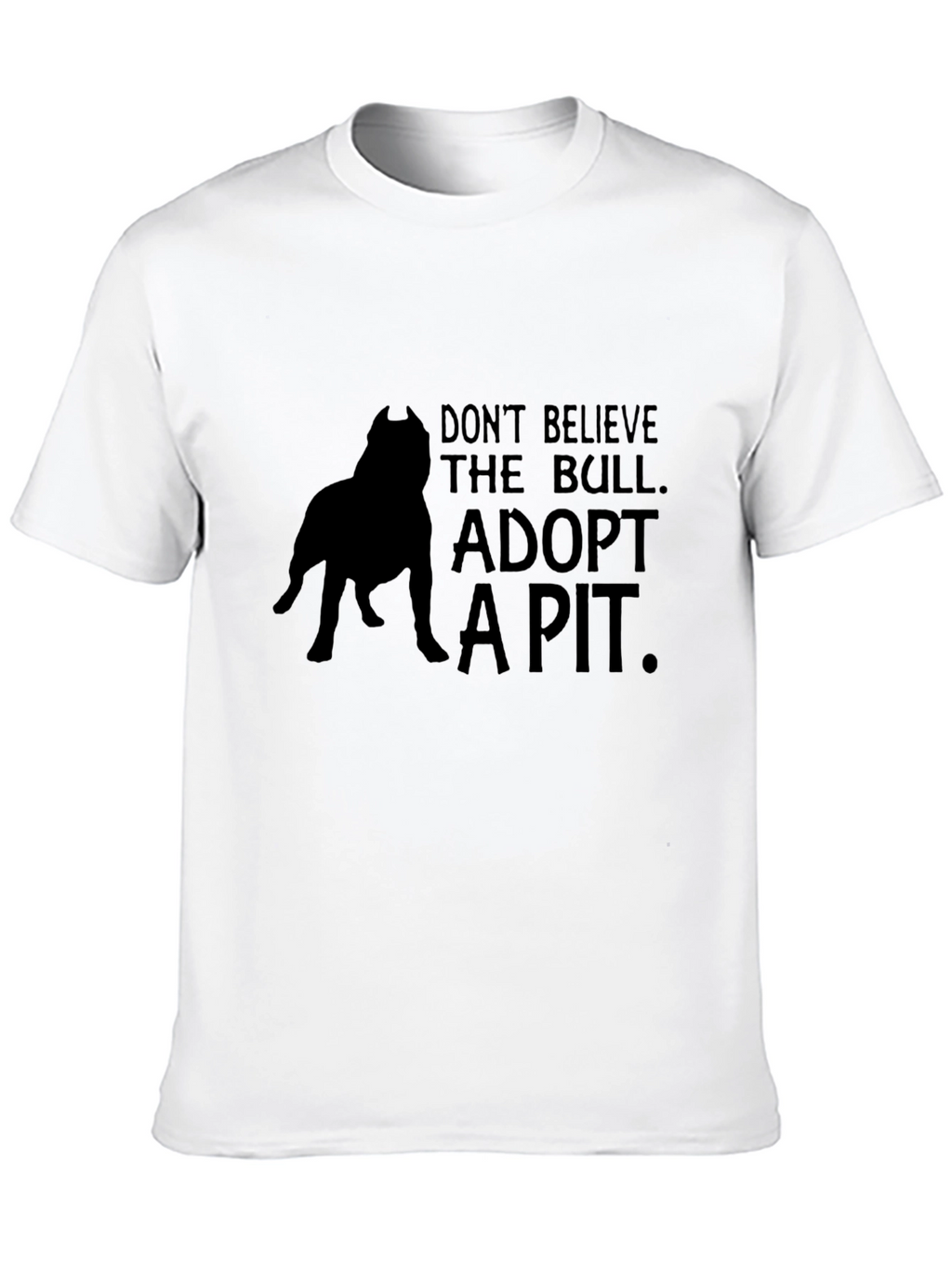Adopt a Pit T-Shirt - Dog Lover Tee