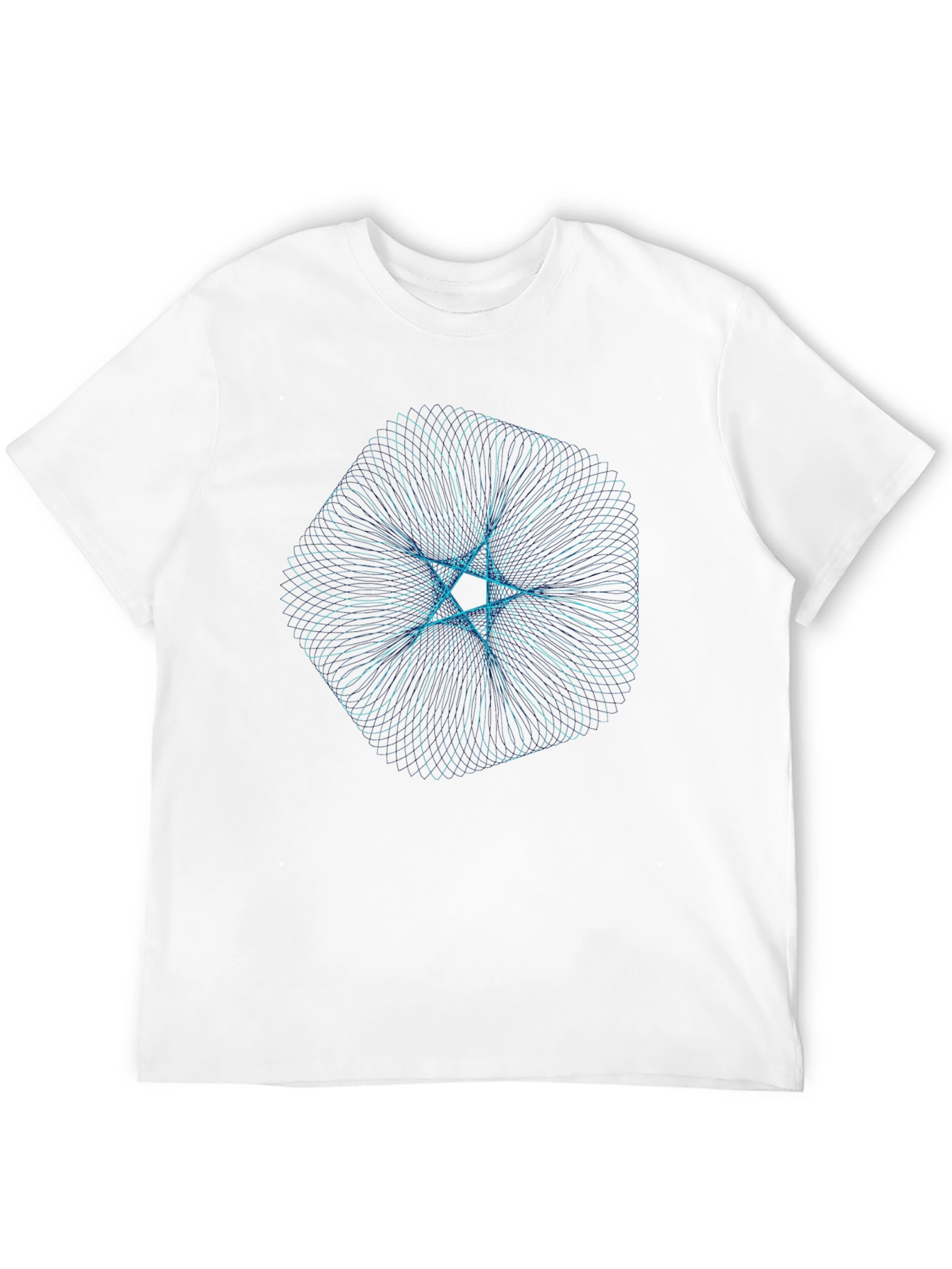 Geometric Star Graphic Tee - Cool Casual Style
