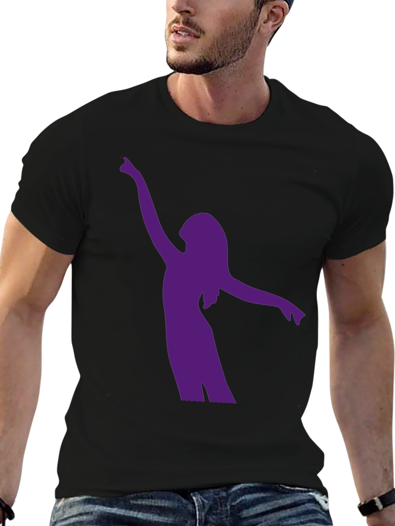 Silhouette Dancer Black T-Shirt