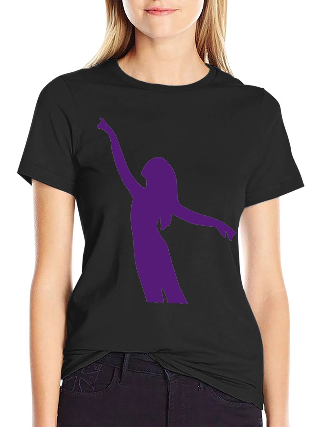 Silhouette Dancer Black T-Shirt