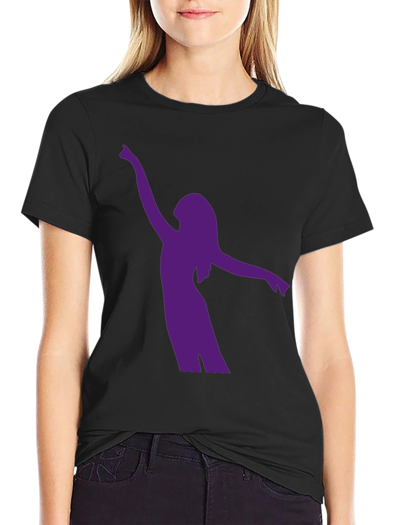 Silhouette Dancer Black T-Shirt
