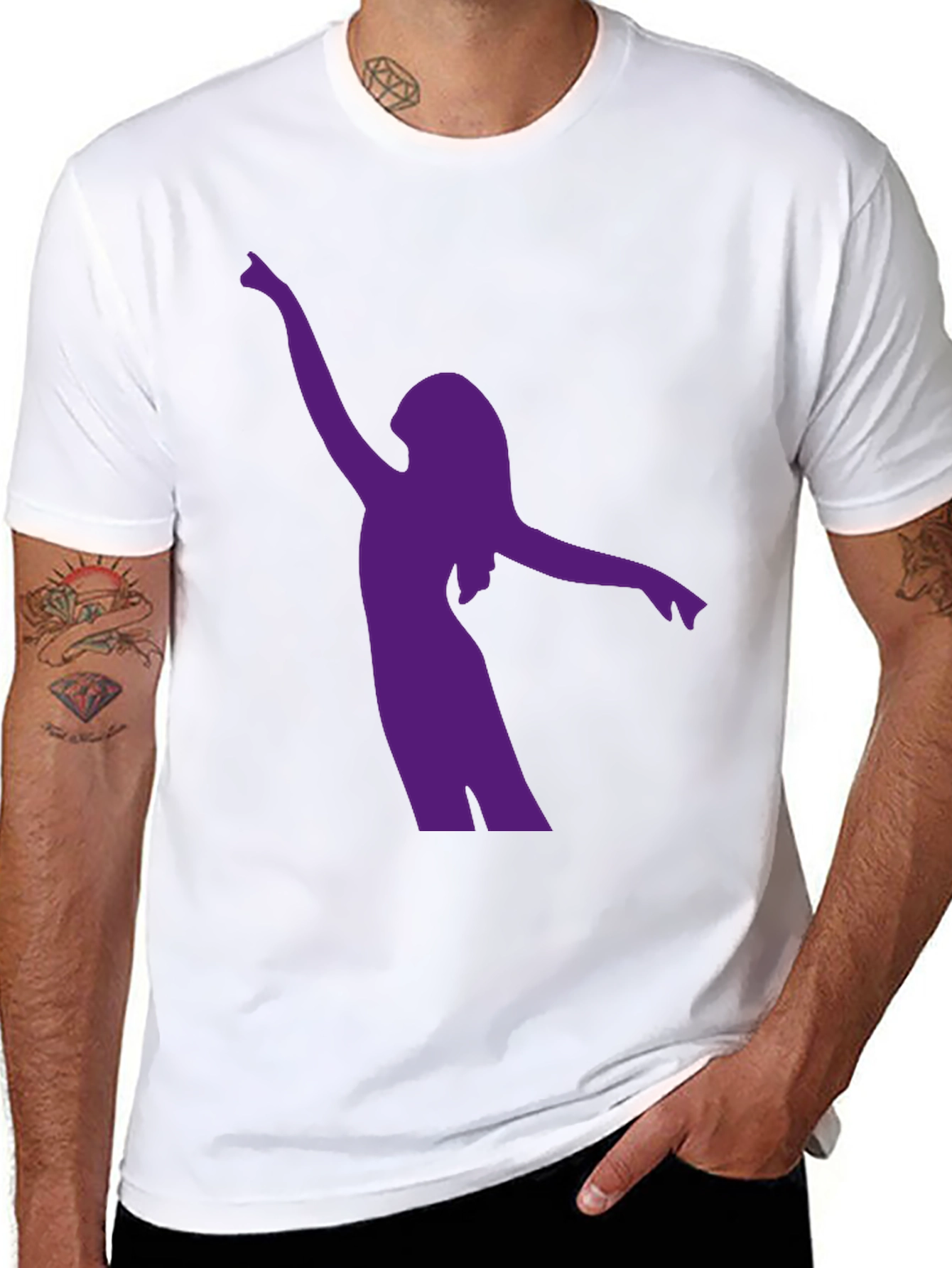 Silhouette Dancer Black T-Shirt