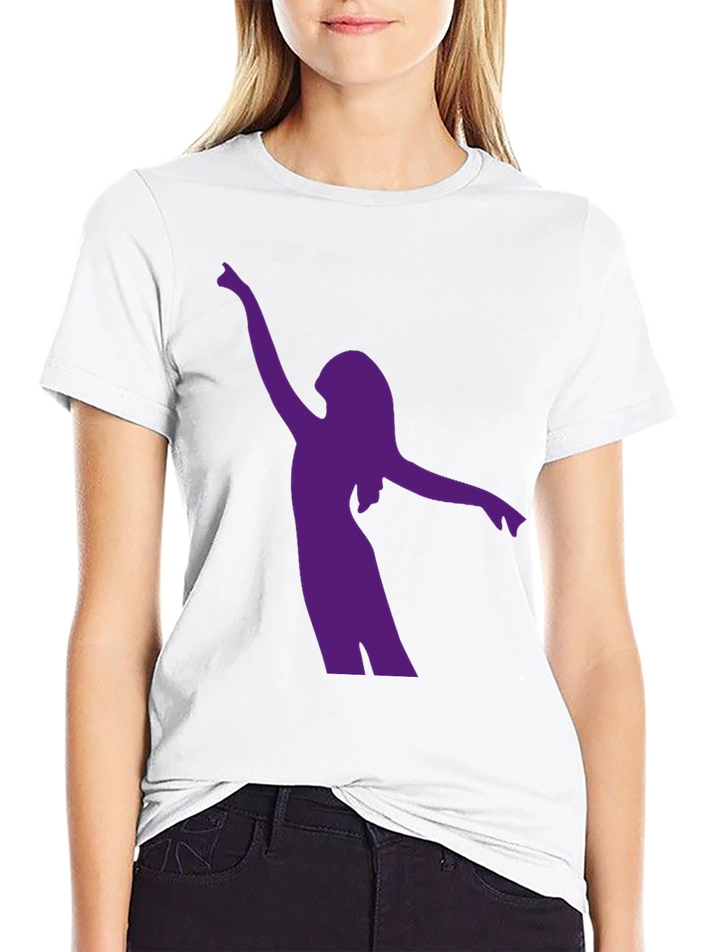 Silhouette Dancer Black T-Shirt