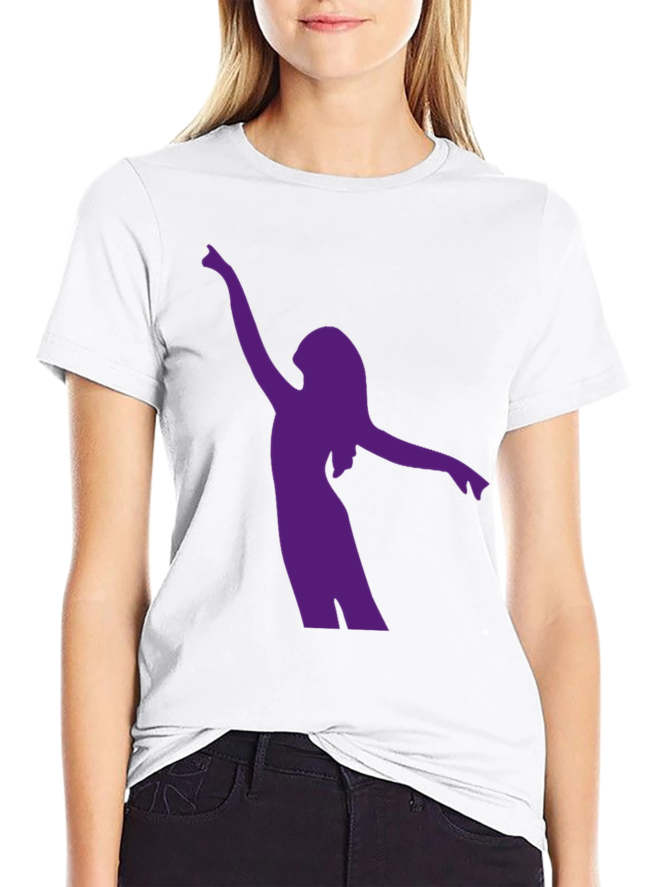 Silhouette Dancer Black T-Shirt