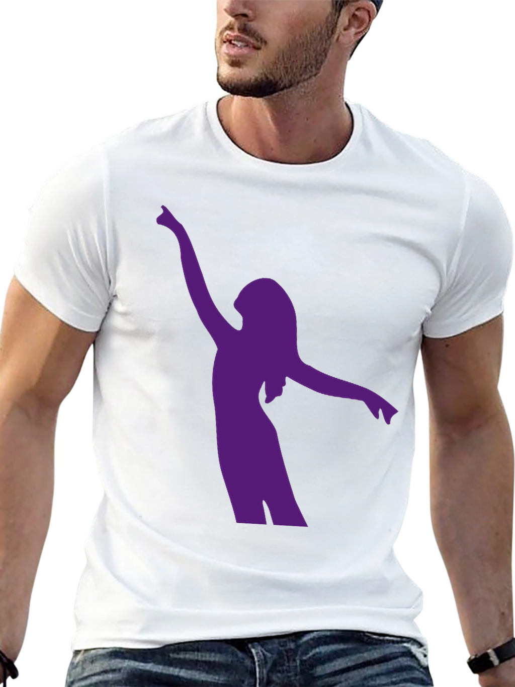 Silhouette Dancer Black T-Shirt