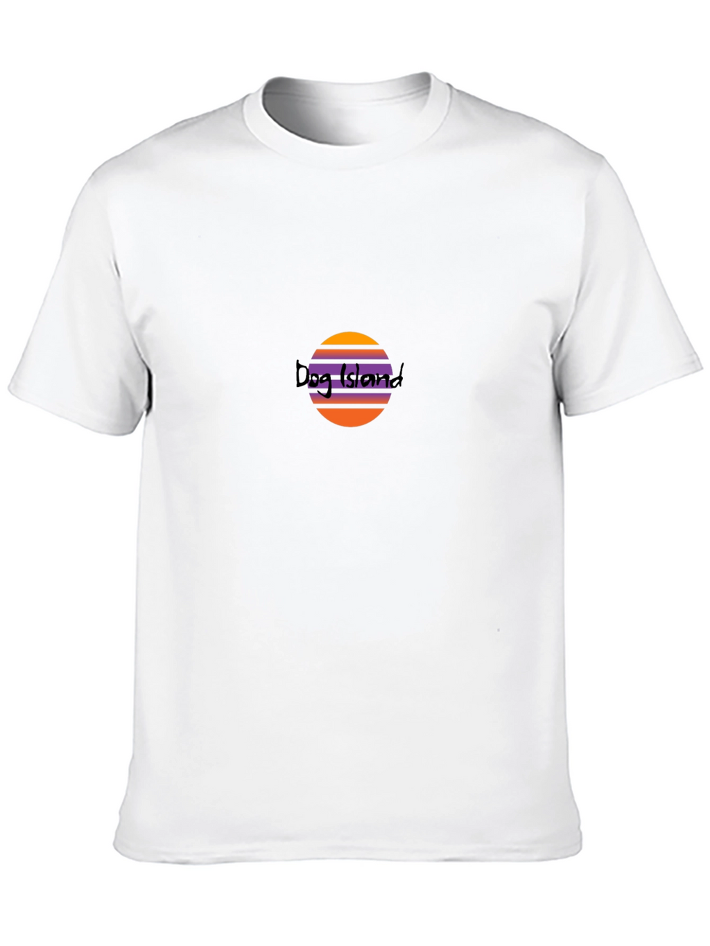 Dog Island Sunset T-Shirt - Soft Black Tee