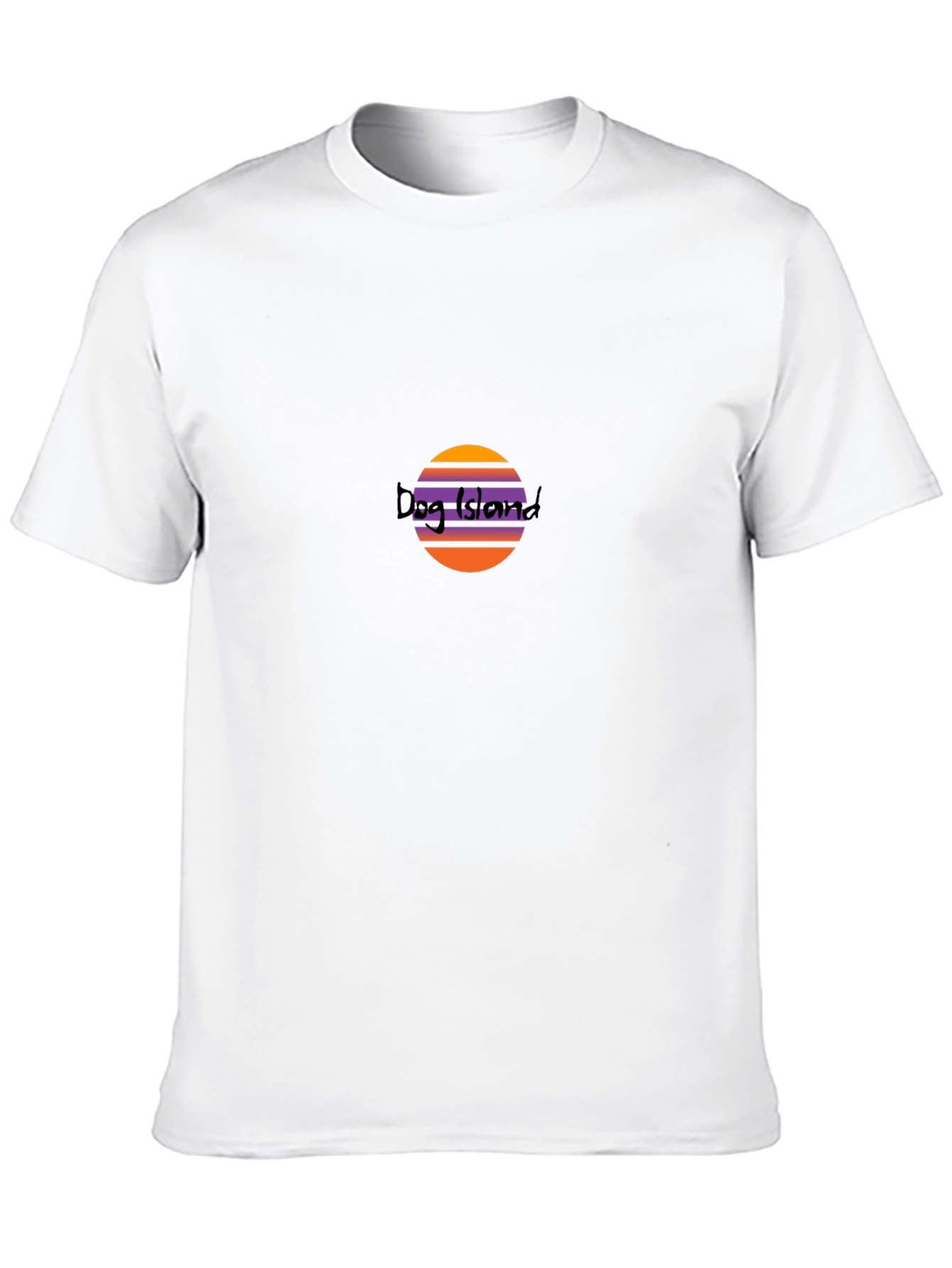 Dog Island Sunset T-Shirt - Soft Black Tee