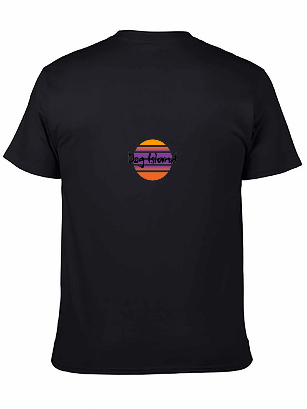 Dog Island Sunset T-Shirt - Soft Black Tee