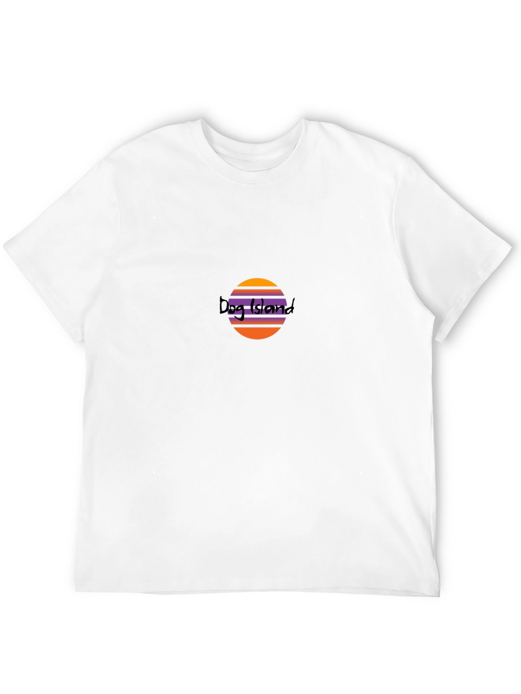 Dog Island Sunset T-Shirt - Soft Black Tee