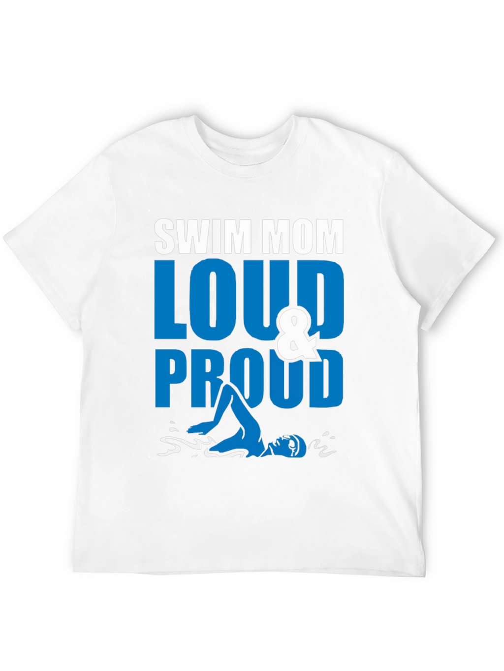Swim Mom Loud & Proud Graphic T-Shirt