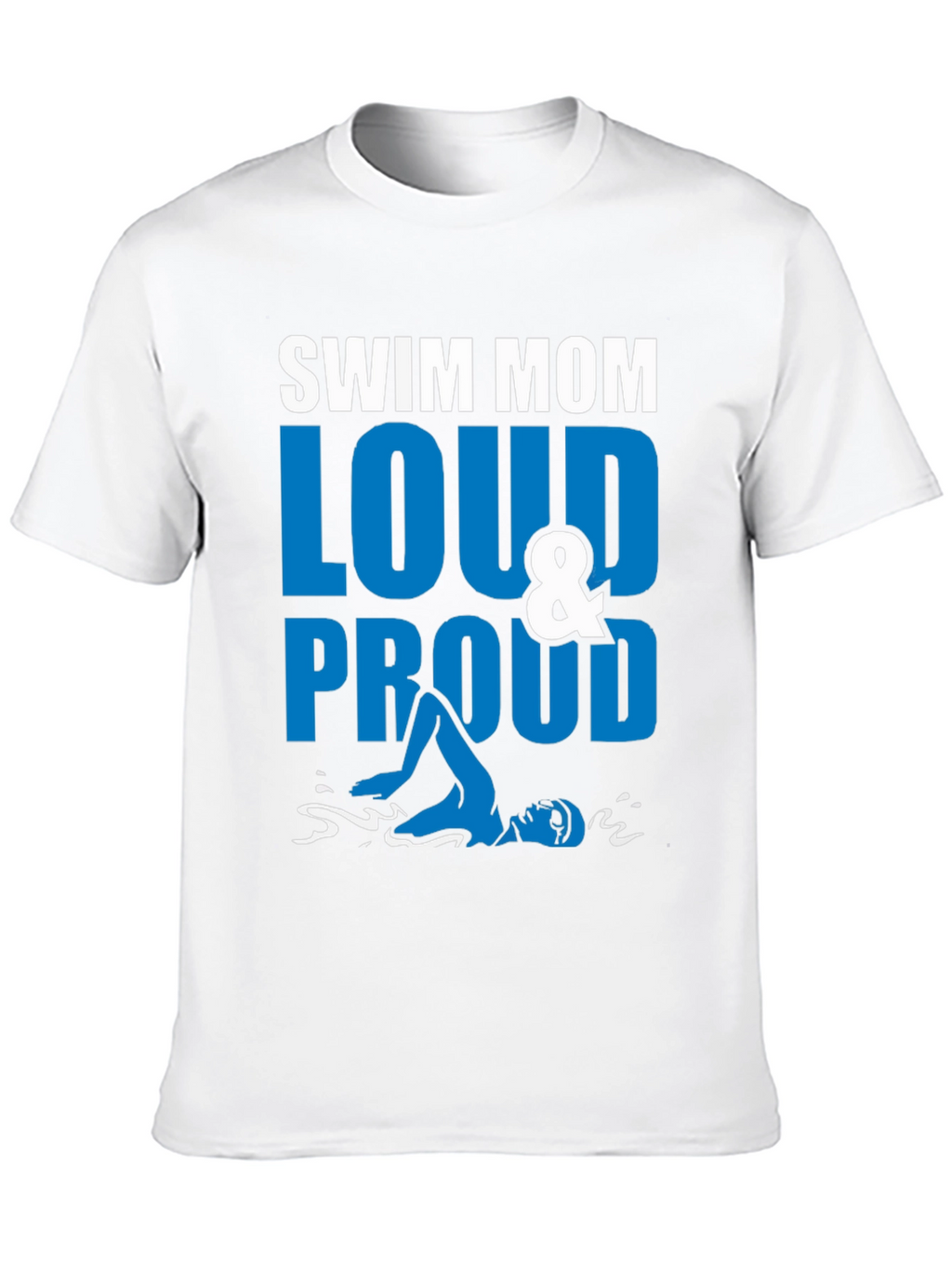 Swim Mom Loud & Proud Graphic T-Shirt