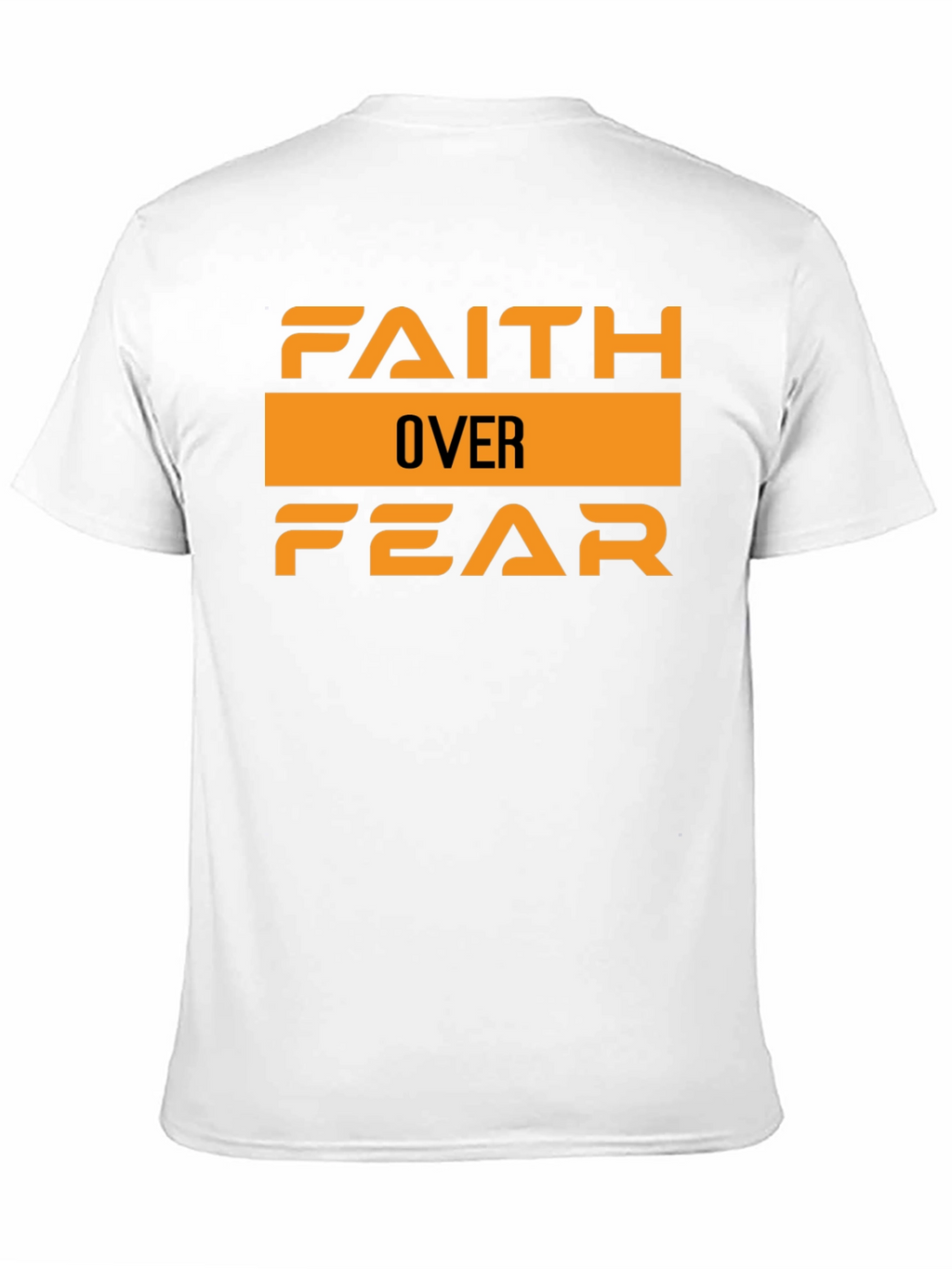 Faith Over Fear Graphic Tee - Stylish Black T-Shirt