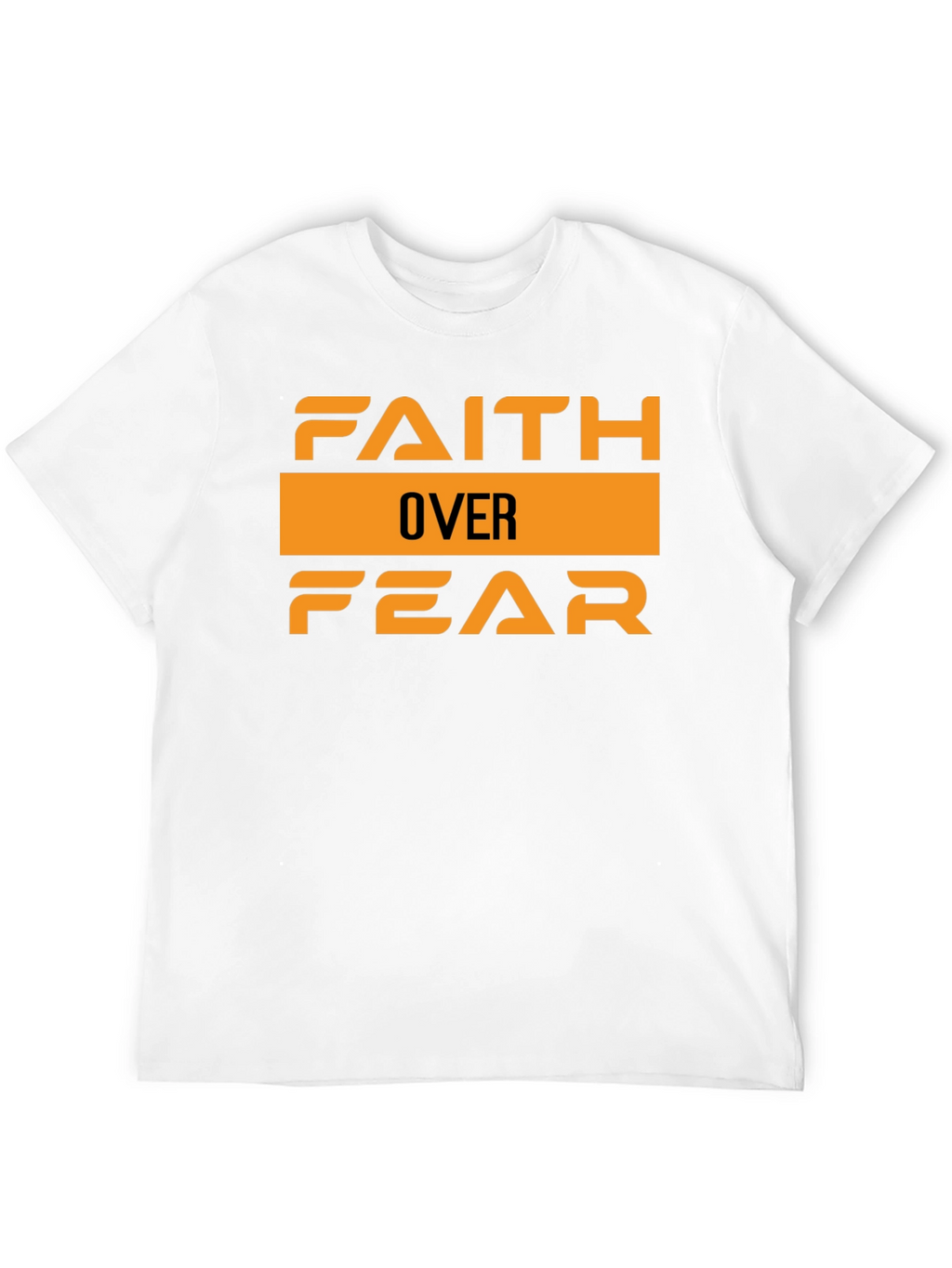 Faith Over Fear Graphic Tee - Stylish Black T-Shirt