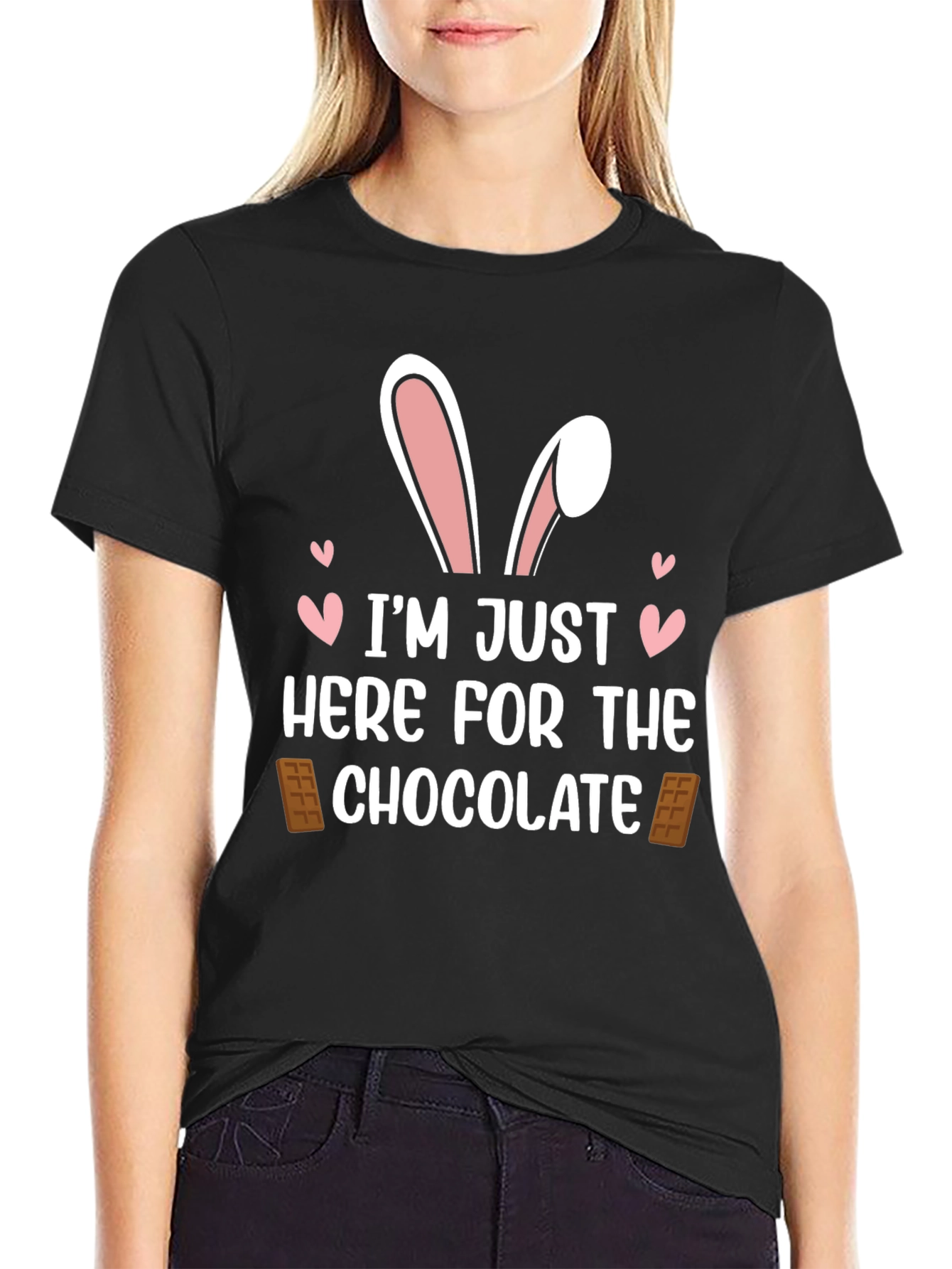 Im Just Here For The Chocolate Easter T-Shirt
