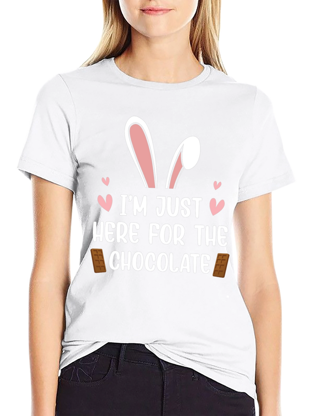 Im Just Here For The Chocolate Easter T-Shirt