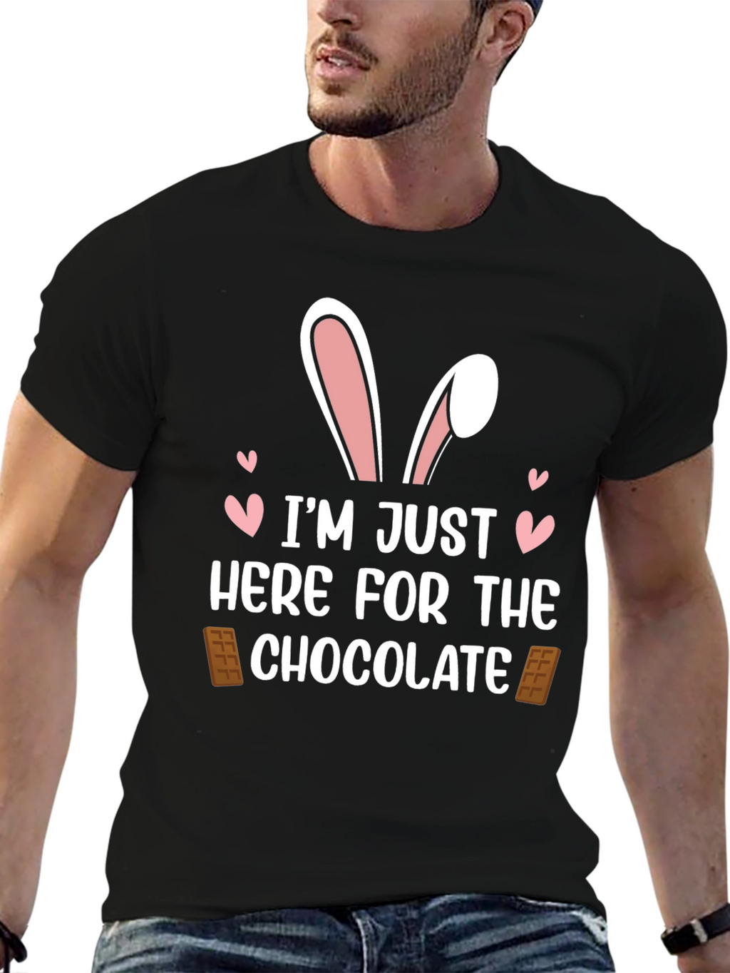 Im Just Here For The Chocolate Easter T-Shirt