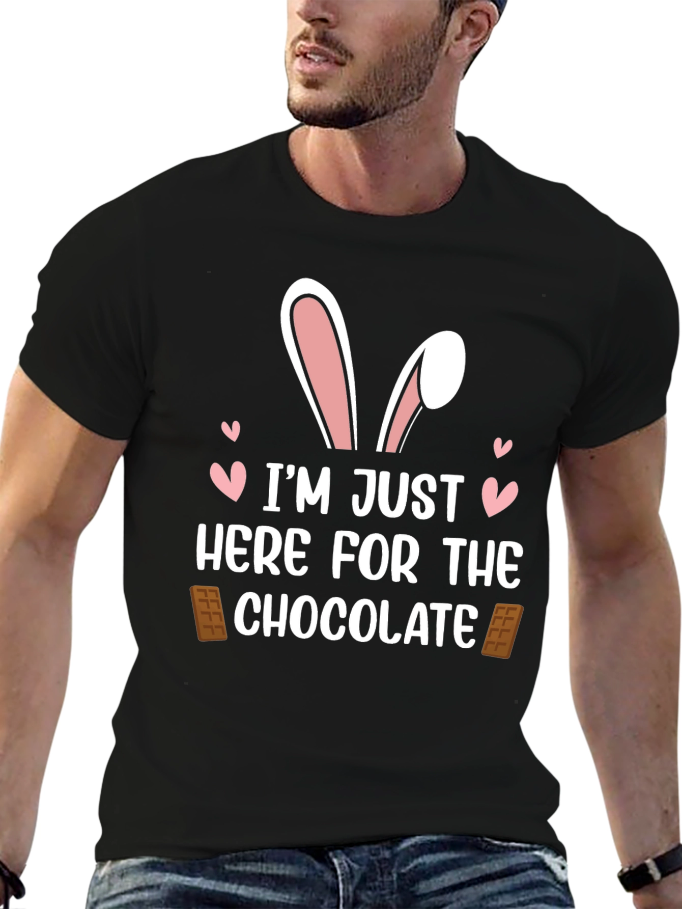 Im Just Here For The Chocolate Easter T-Shirt