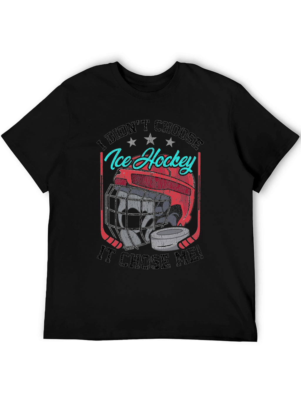 Ice Hockey Graphic T-Shirt - Choose Me Design