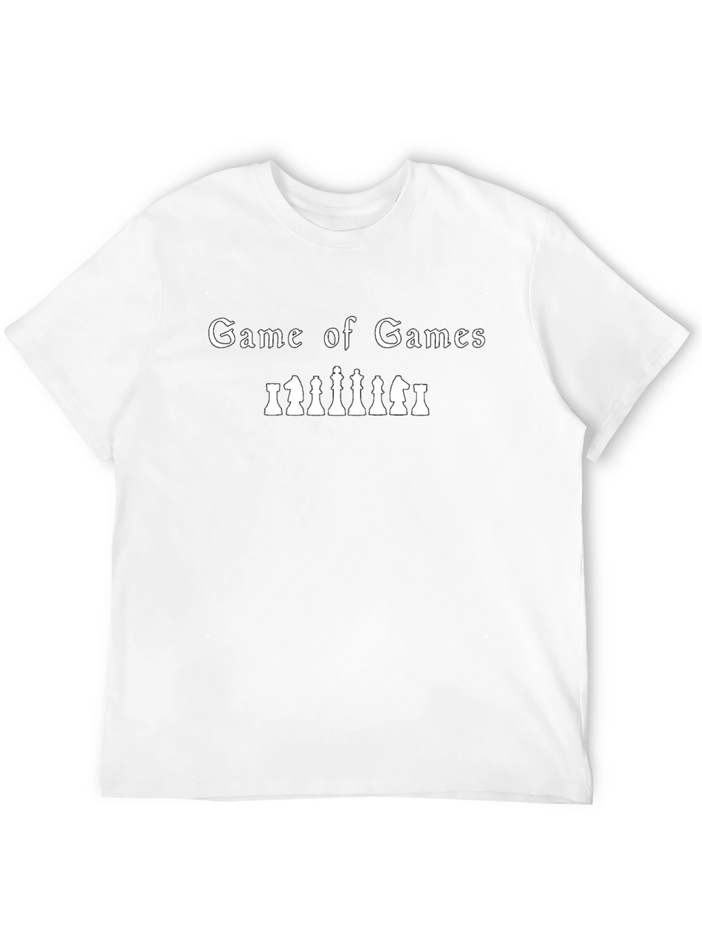 Game of Games Chess Piece T-Shirt - Black