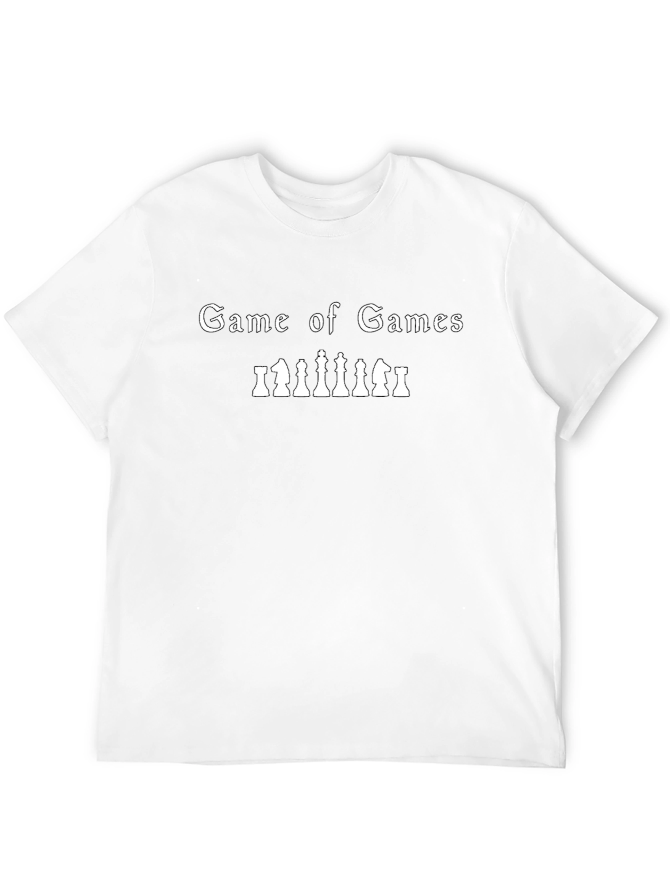 Game of Games Chess Piece T-Shirt - Black