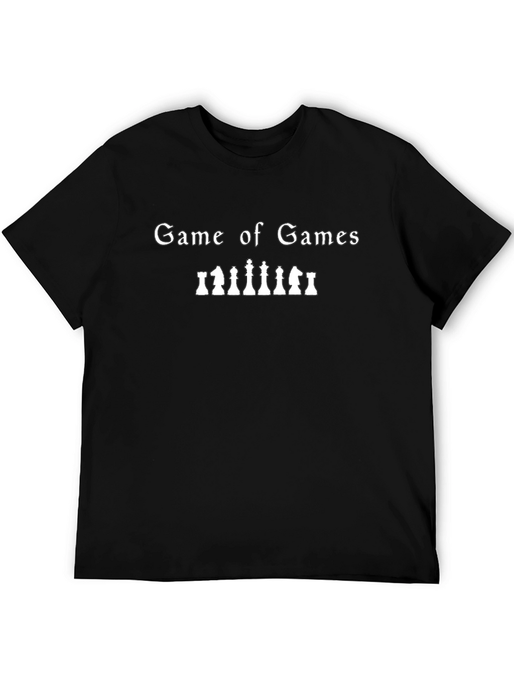 Game of Games Chess Piece T-Shirt - Black