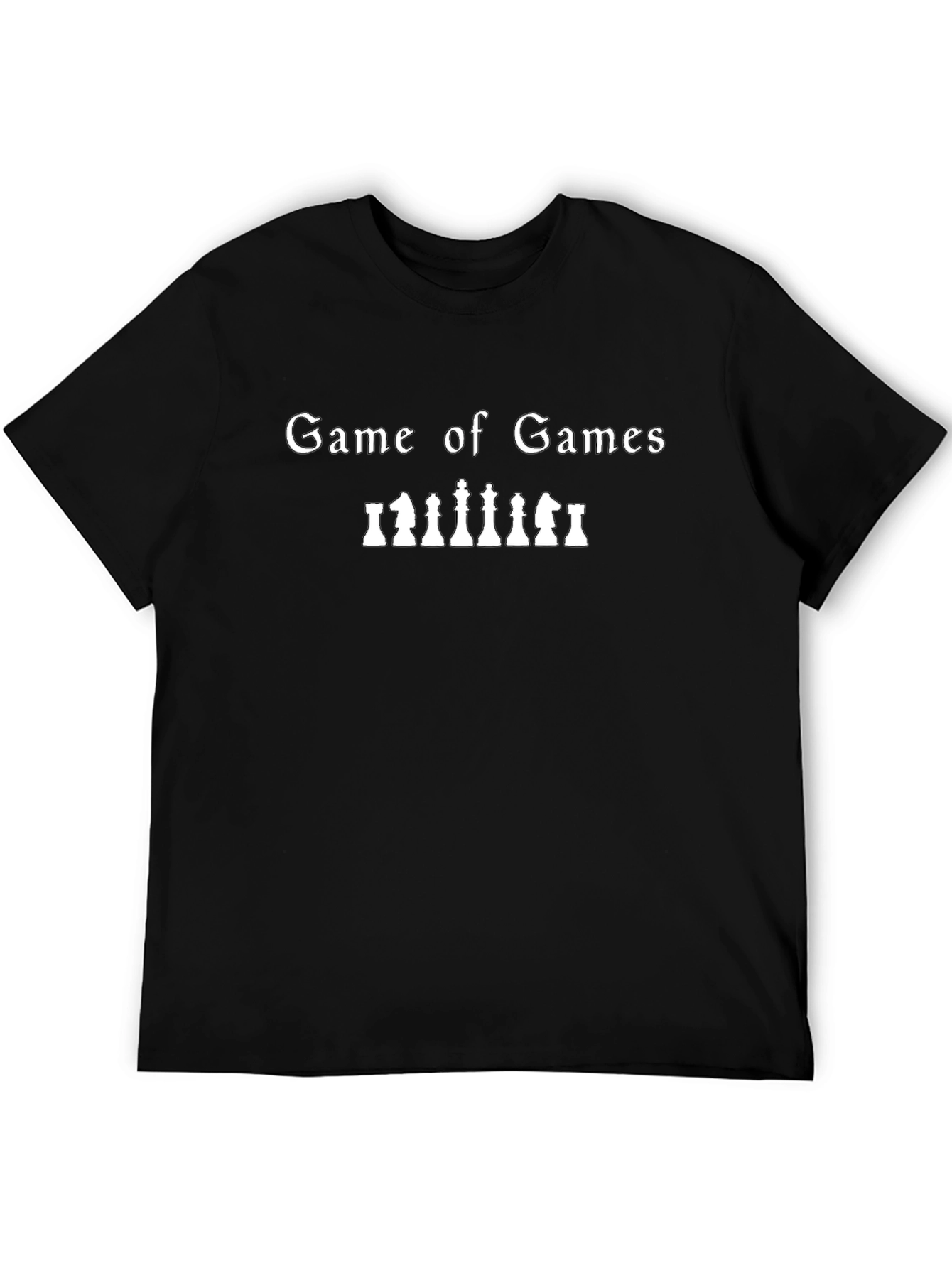 Game of Games Chess Piece T-Shirt - Black