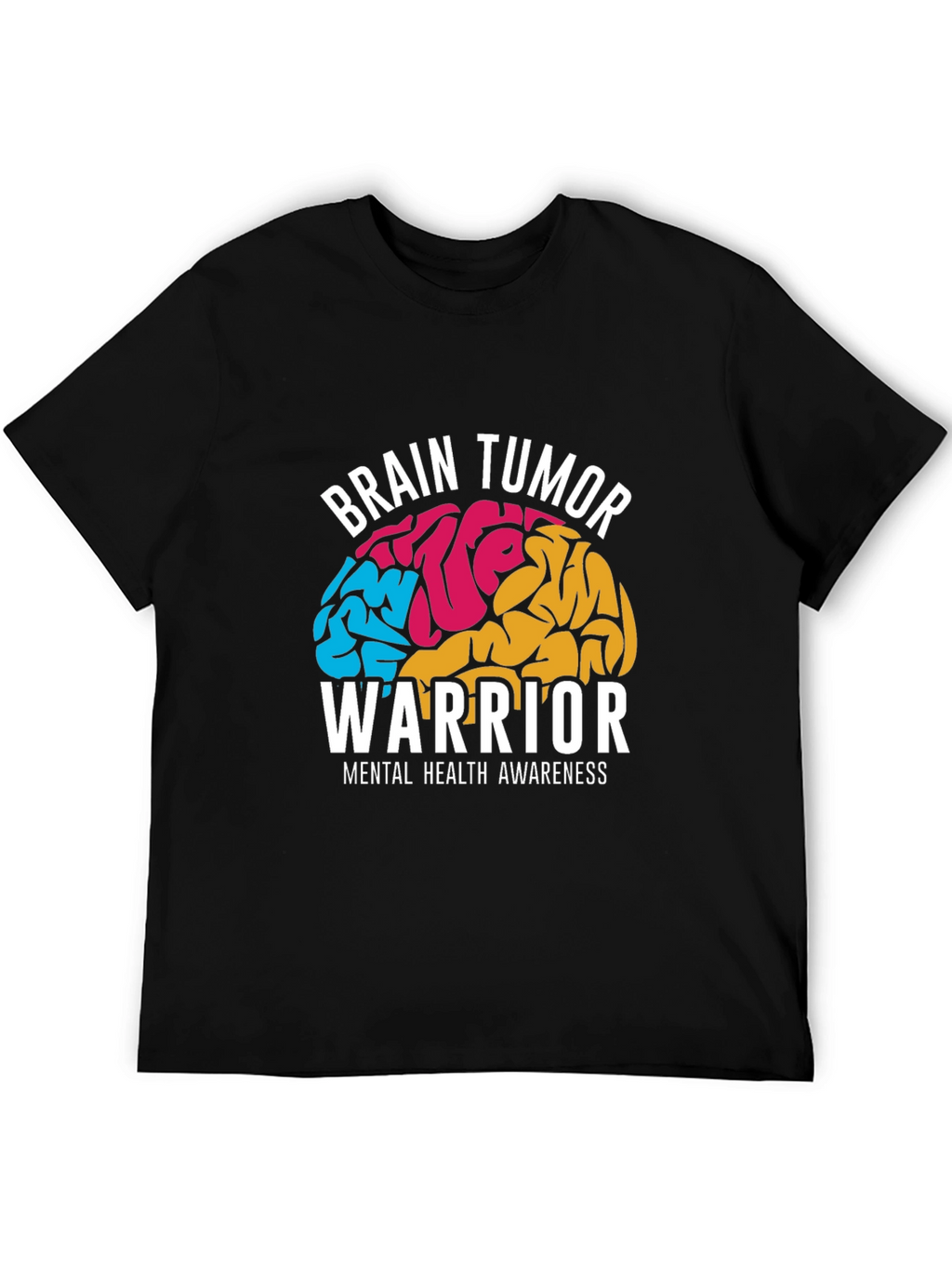 Brain Tumor Warrior Awareness Graphic T-Shirt