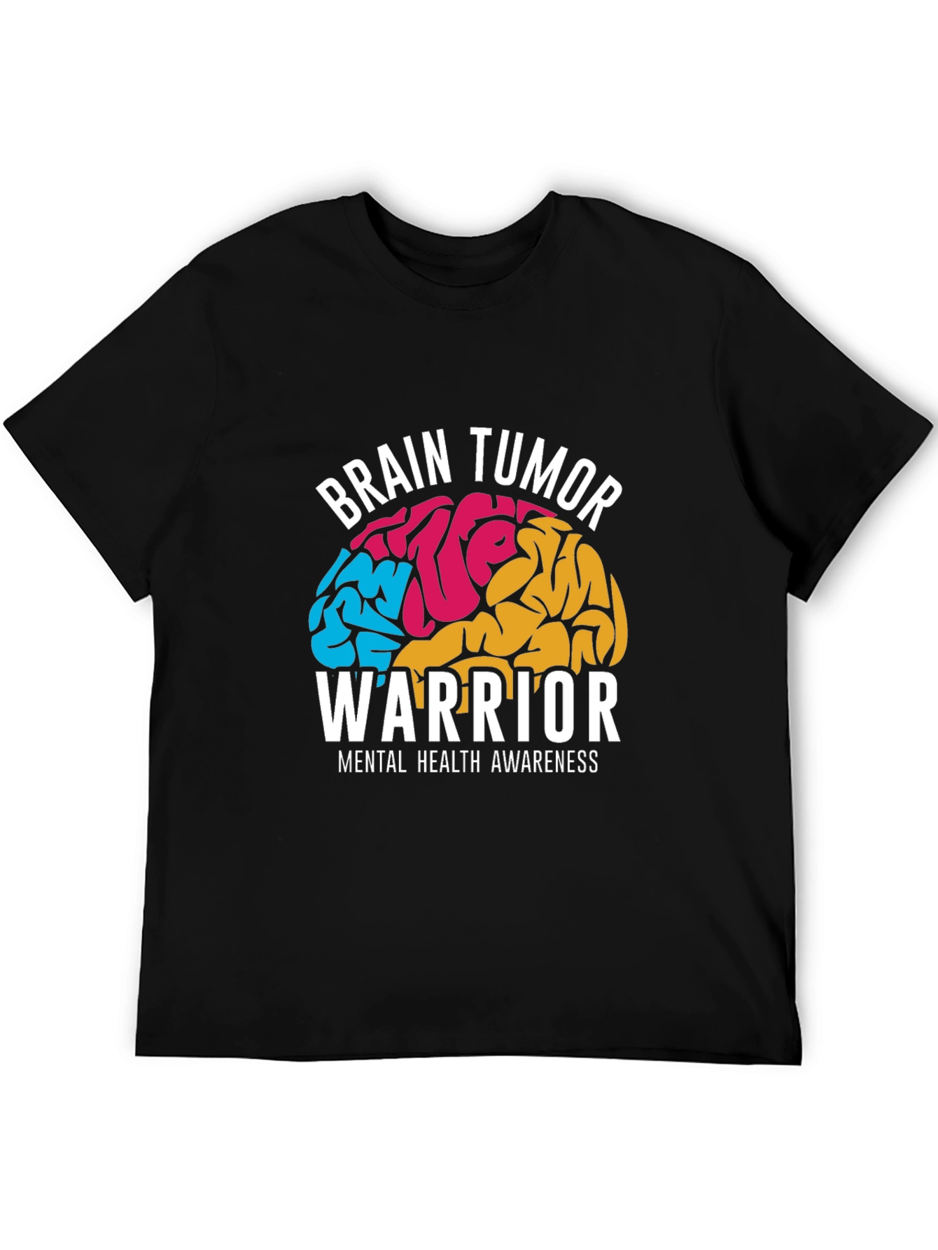 Brain Tumor Warrior Awareness Graphic T-Shirt