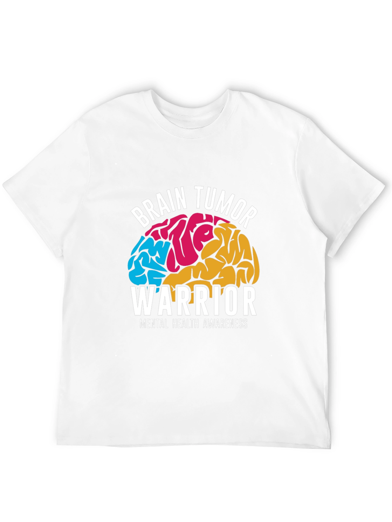 Brain Tumor Warrior Awareness Graphic T-Shirt