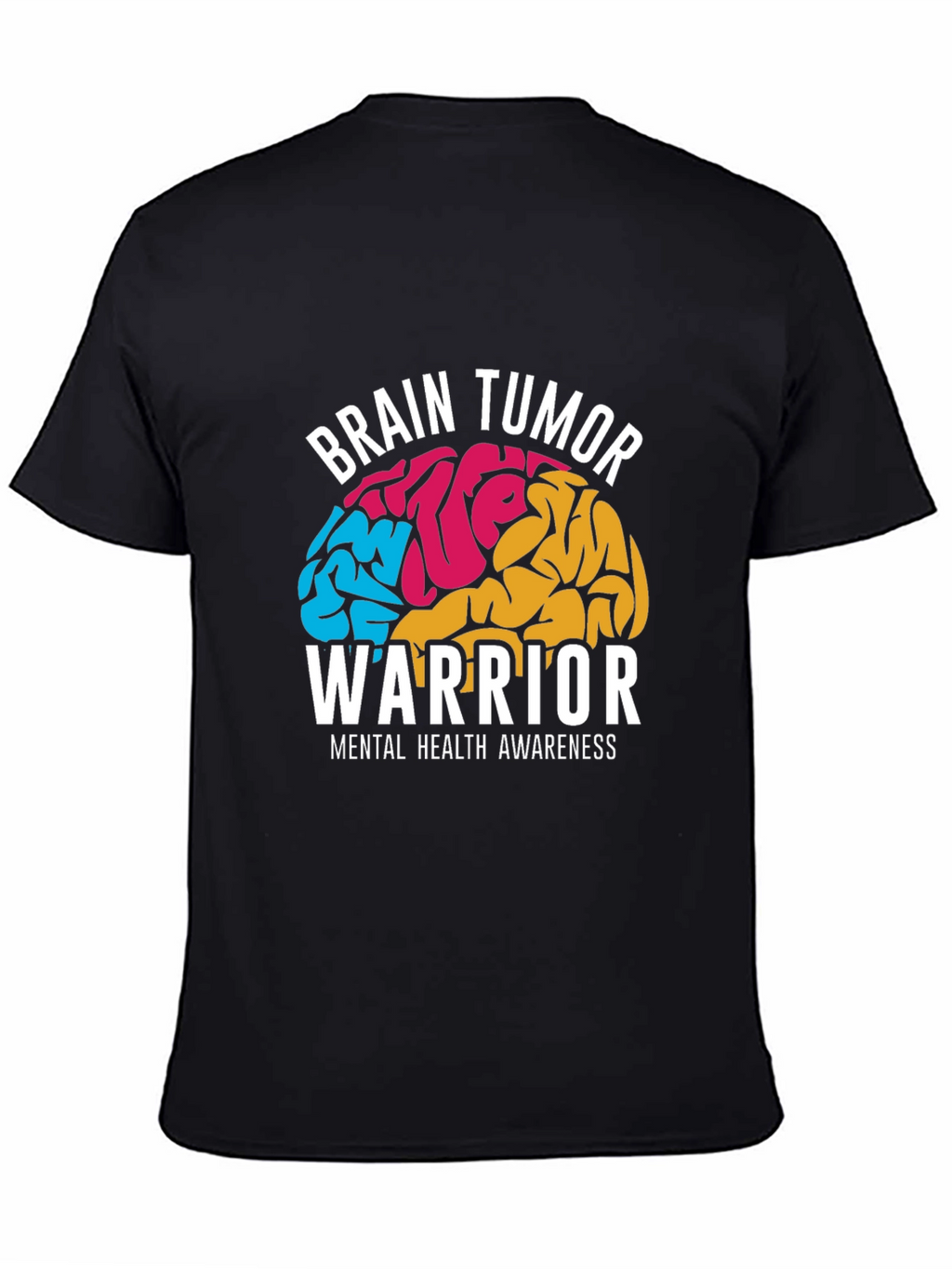 Brain Tumor Warrior Awareness Graphic T-Shirt