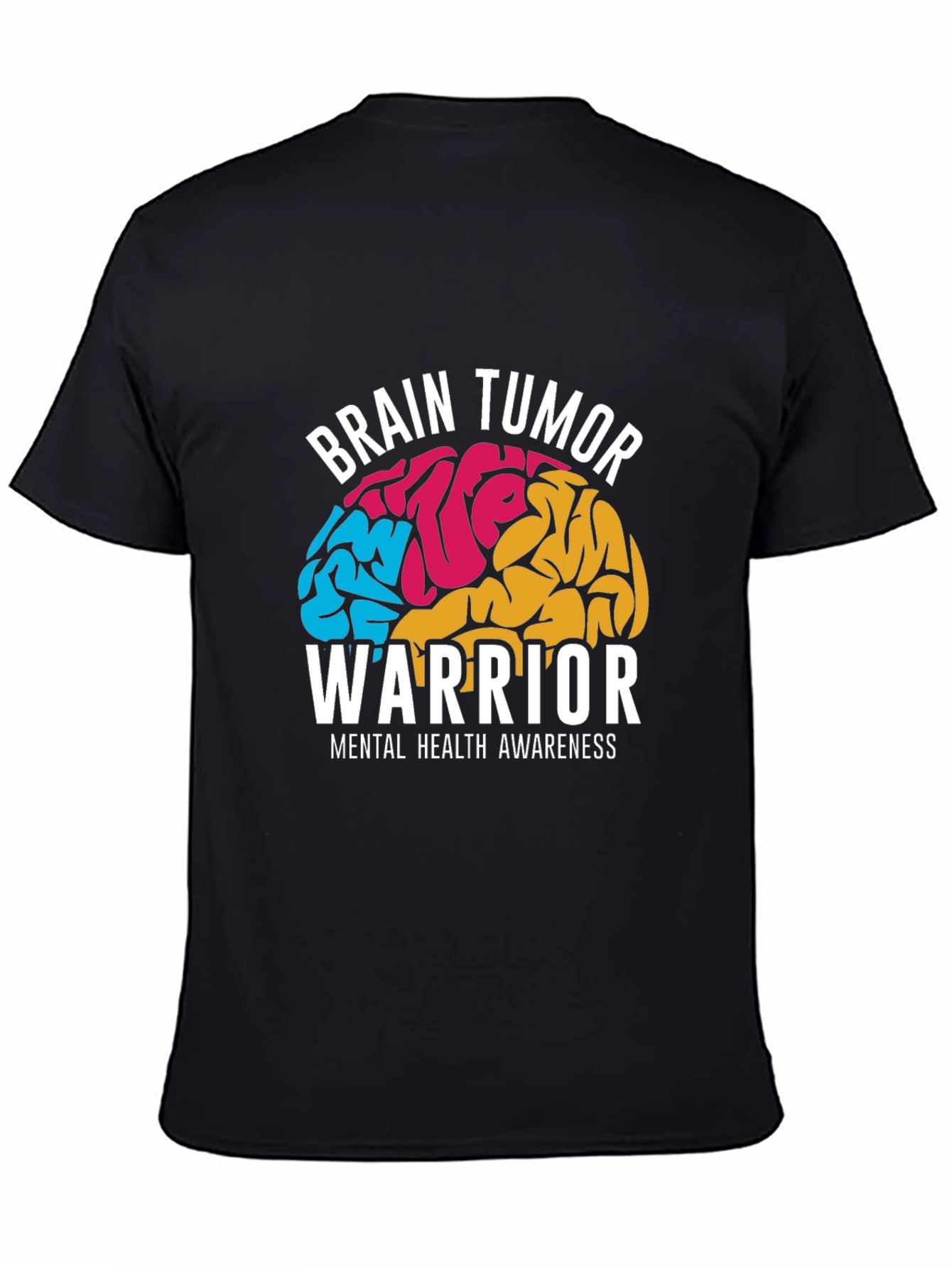 Brain Tumor Warrior Awareness Graphic T-Shirt