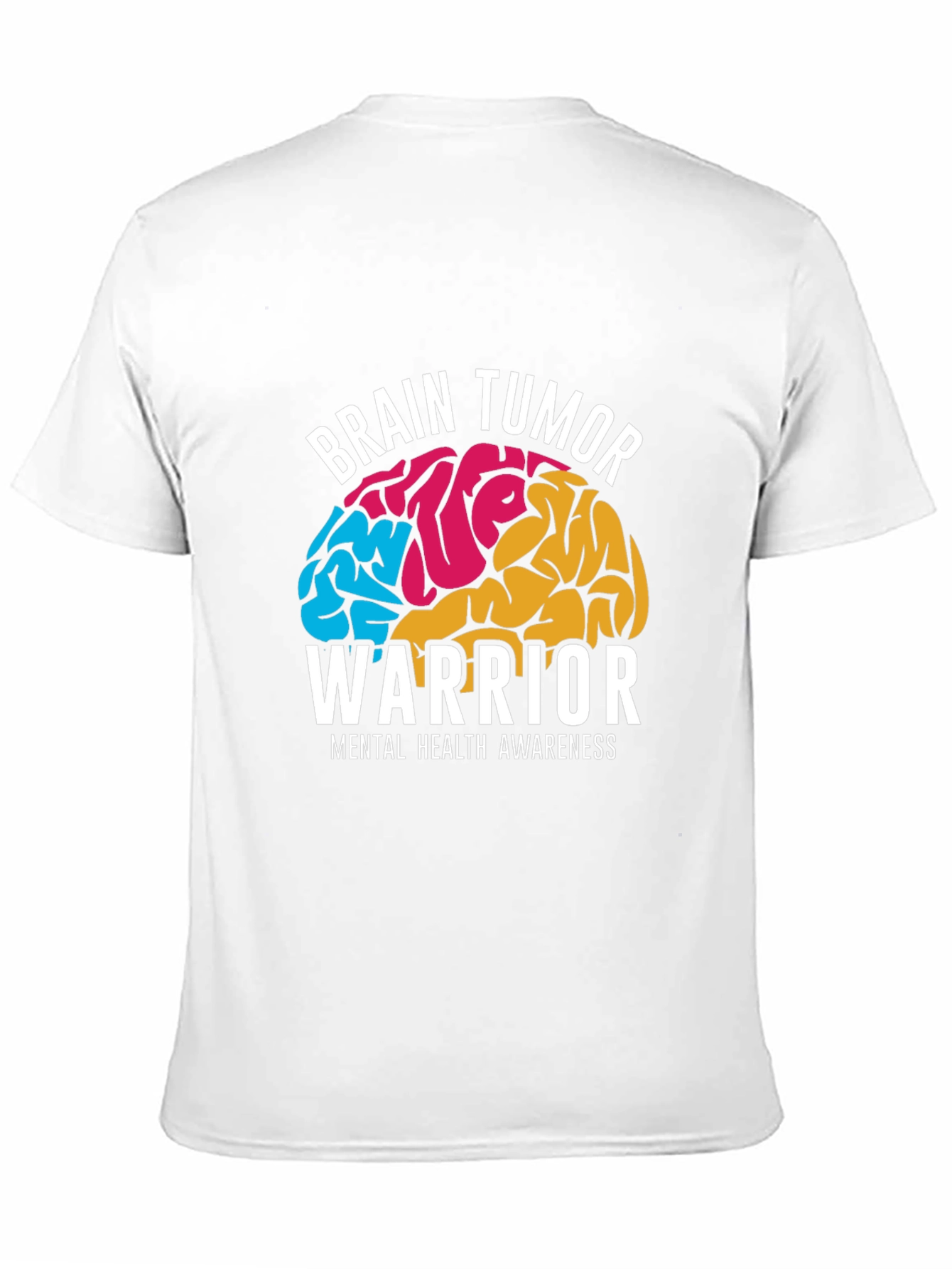 Brain Tumor Warrior Awareness Graphic T-Shirt