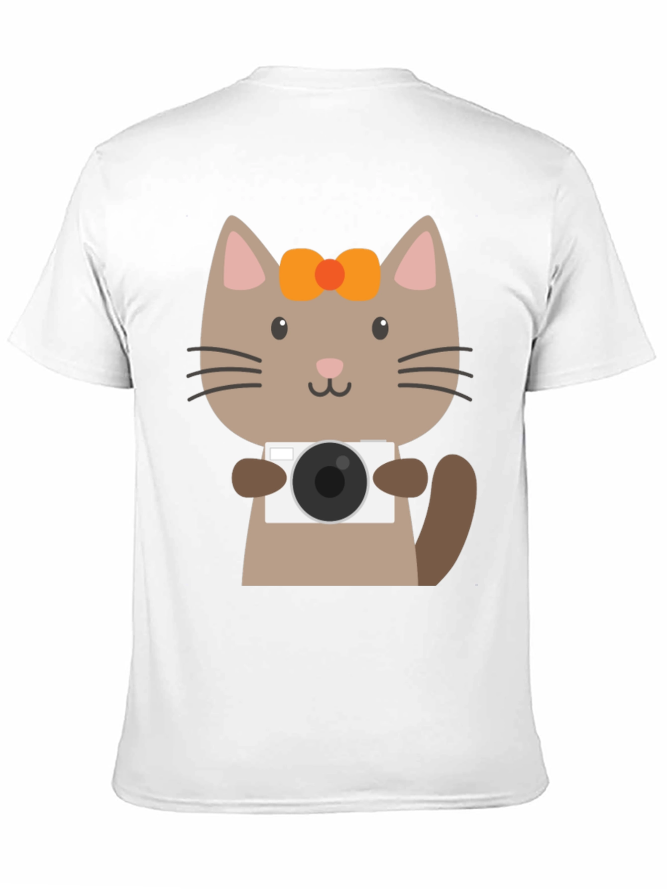 Cute Cat Photographer Graphic T-Shirt