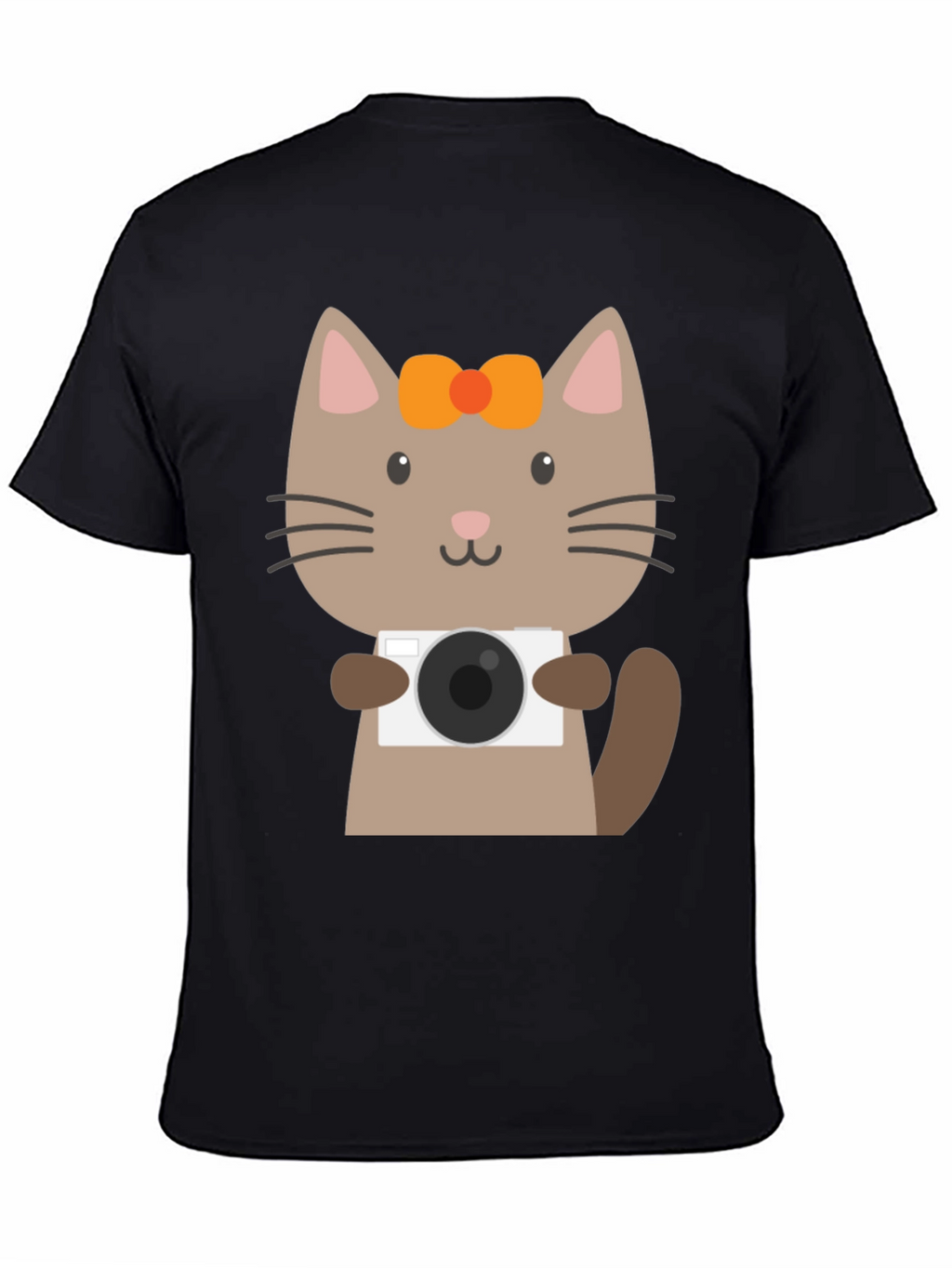 Cute Cat Photographer Graphic T-Shirt