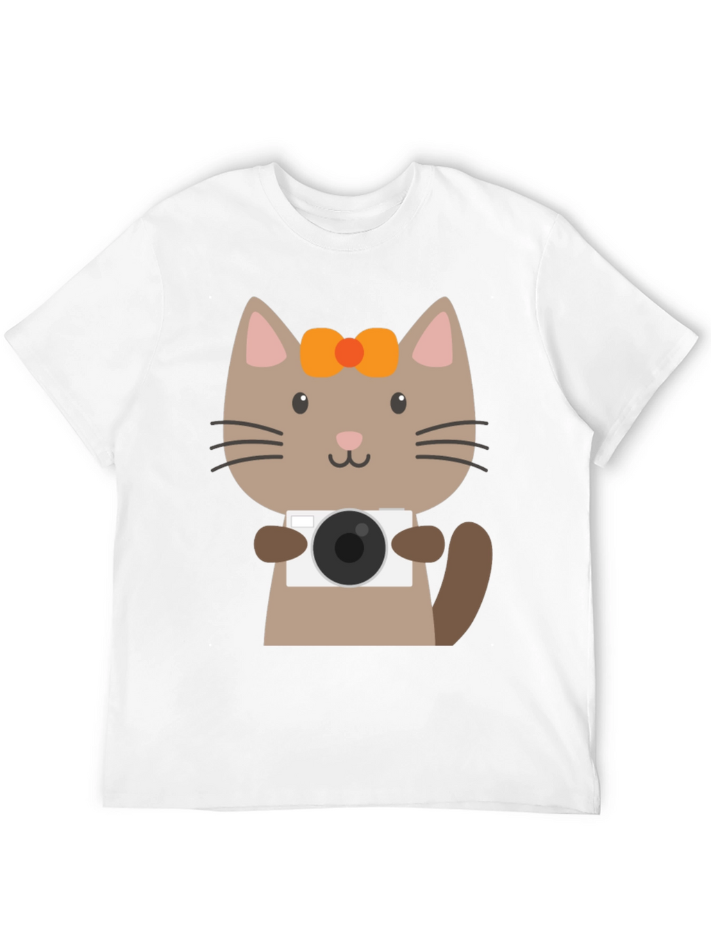 Cute Cat Photographer Graphic T-Shirt