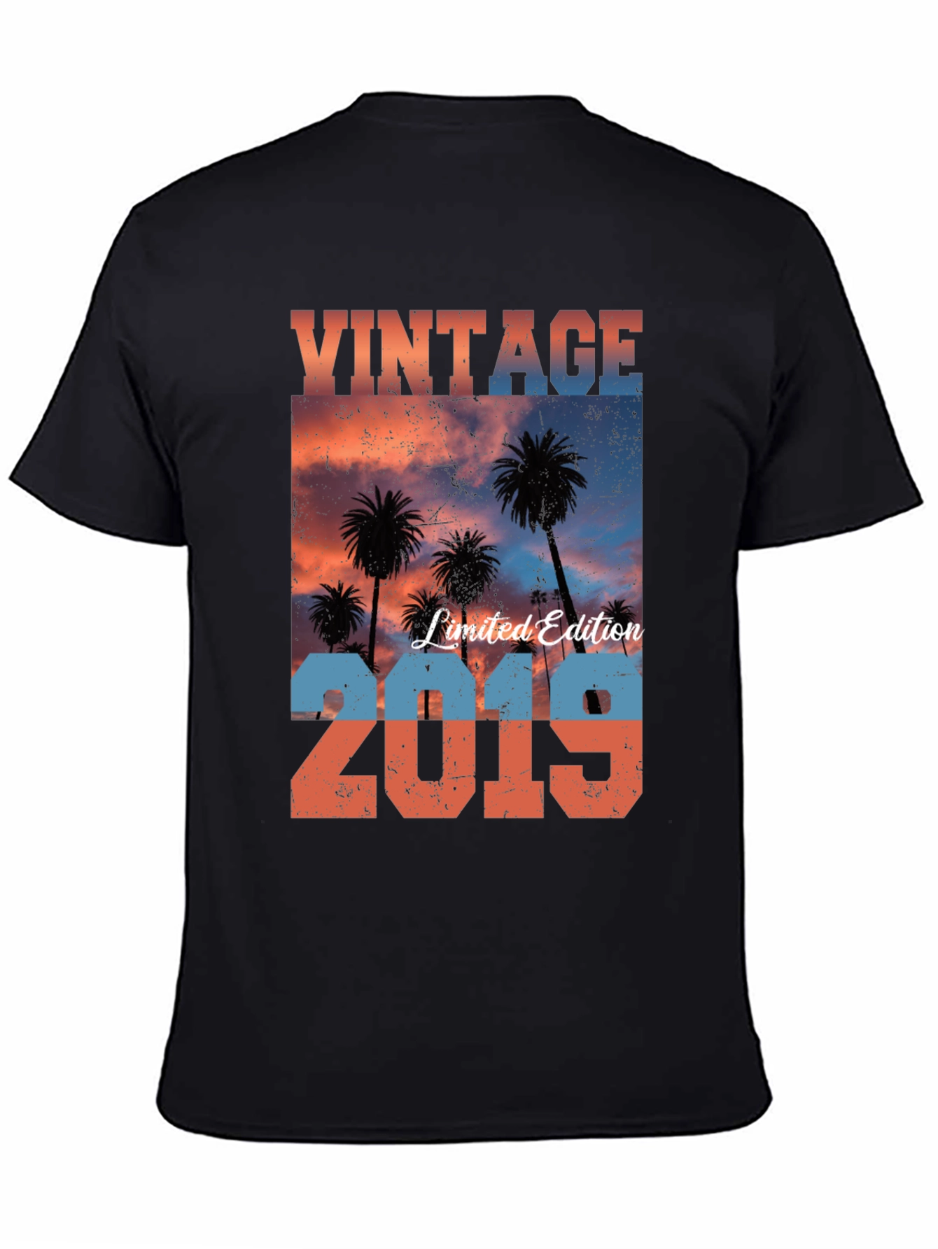 Vintage 2019 Limited Edition Palm Tree Graphic Tee