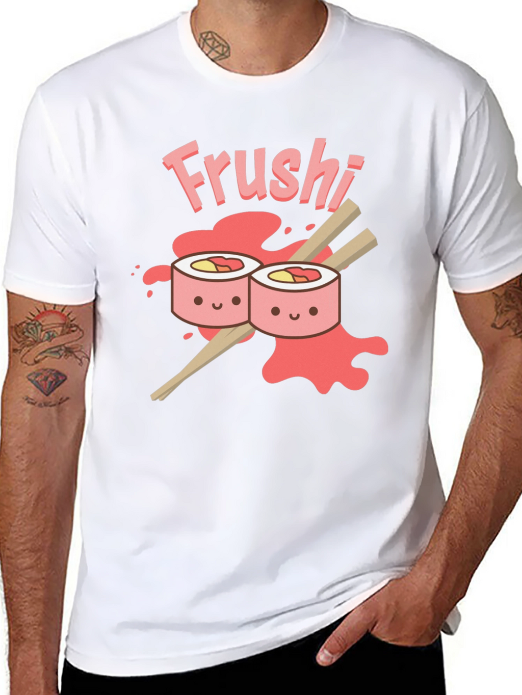 Frushi Kawaii Sushi Roll T-Shirt