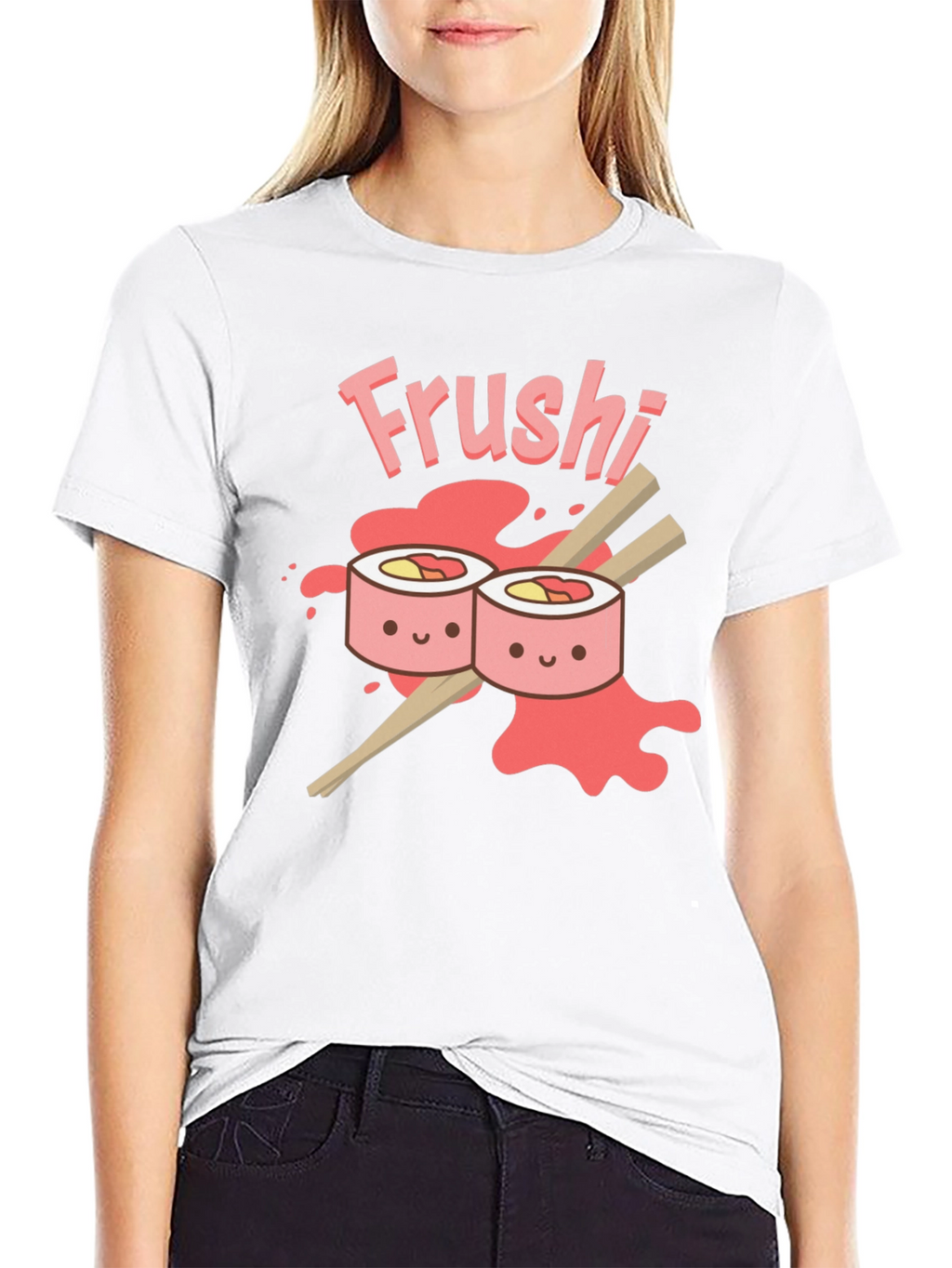 Frushi Kawaii Sushi Roll T-Shirt