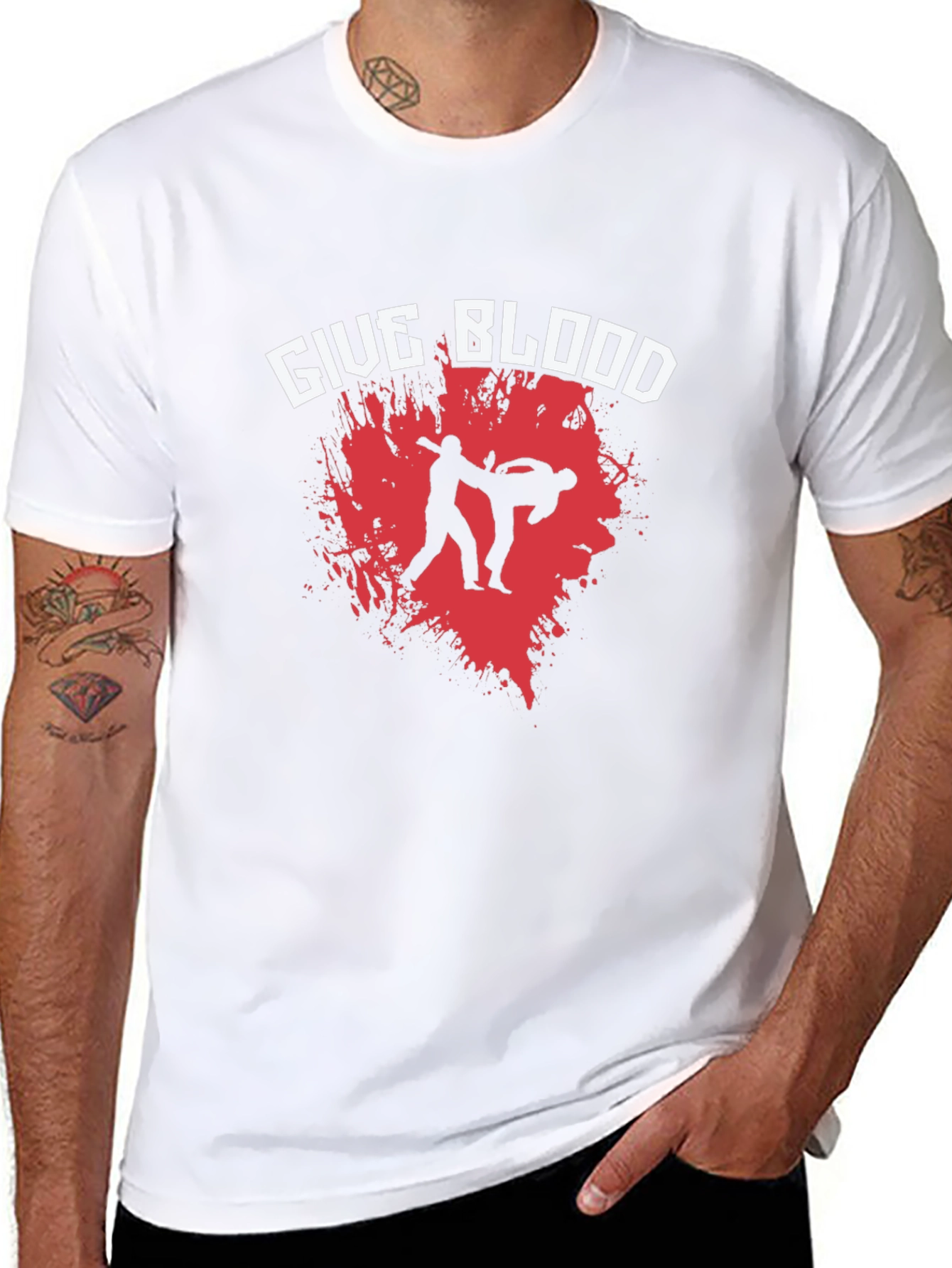 Give Blood Martial Arts T-Shirt