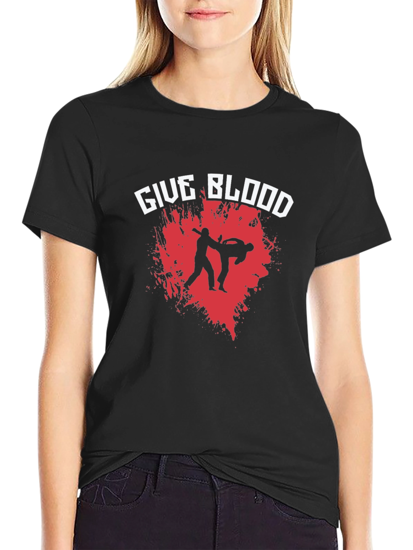 Give Blood Martial Arts T-Shirt