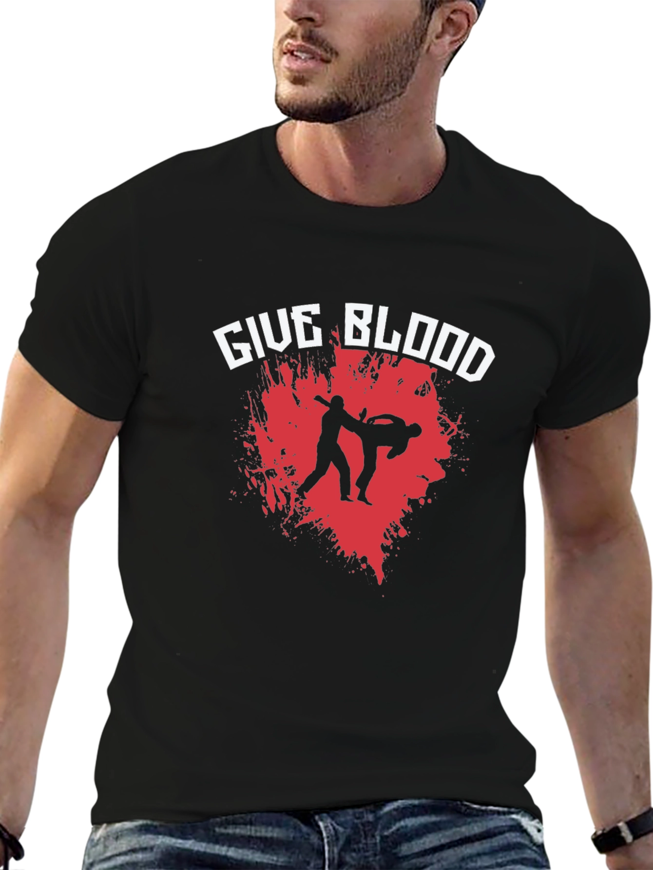 Give Blood Martial Arts T-Shirt