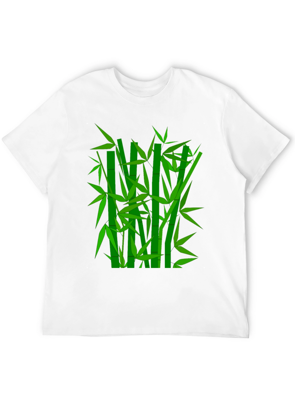 Bamboo Graphic Tee - Stylish Nature-Inspired Design